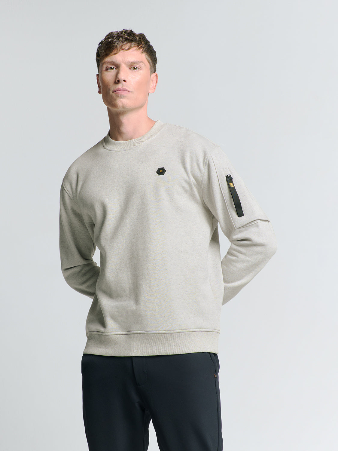 Crewneck sweater | Krijt