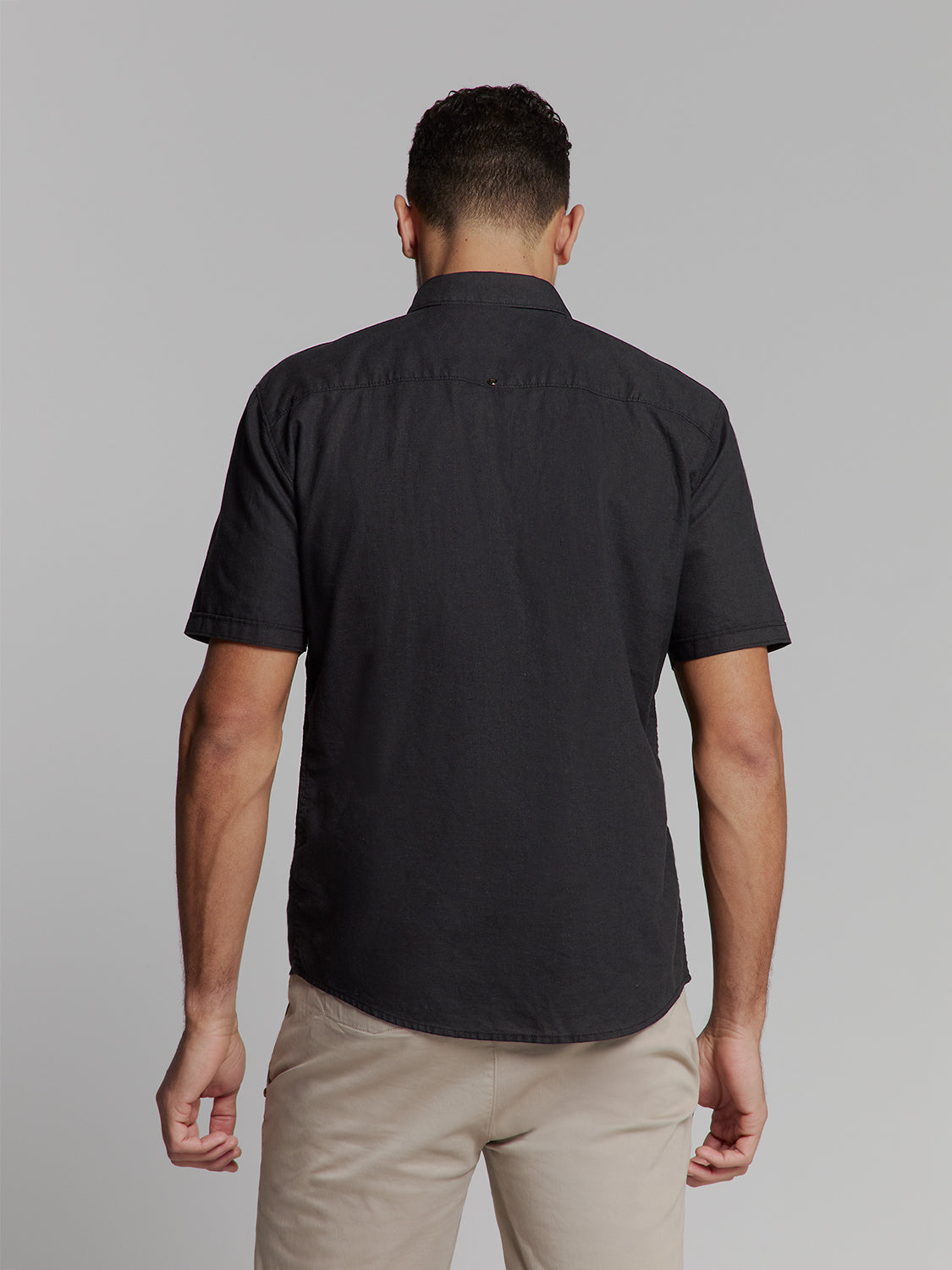Linen shirt | Black