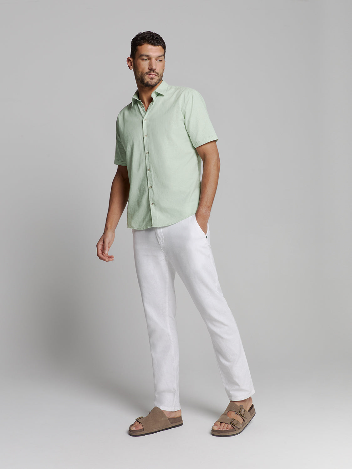 Linen shirt | Mint