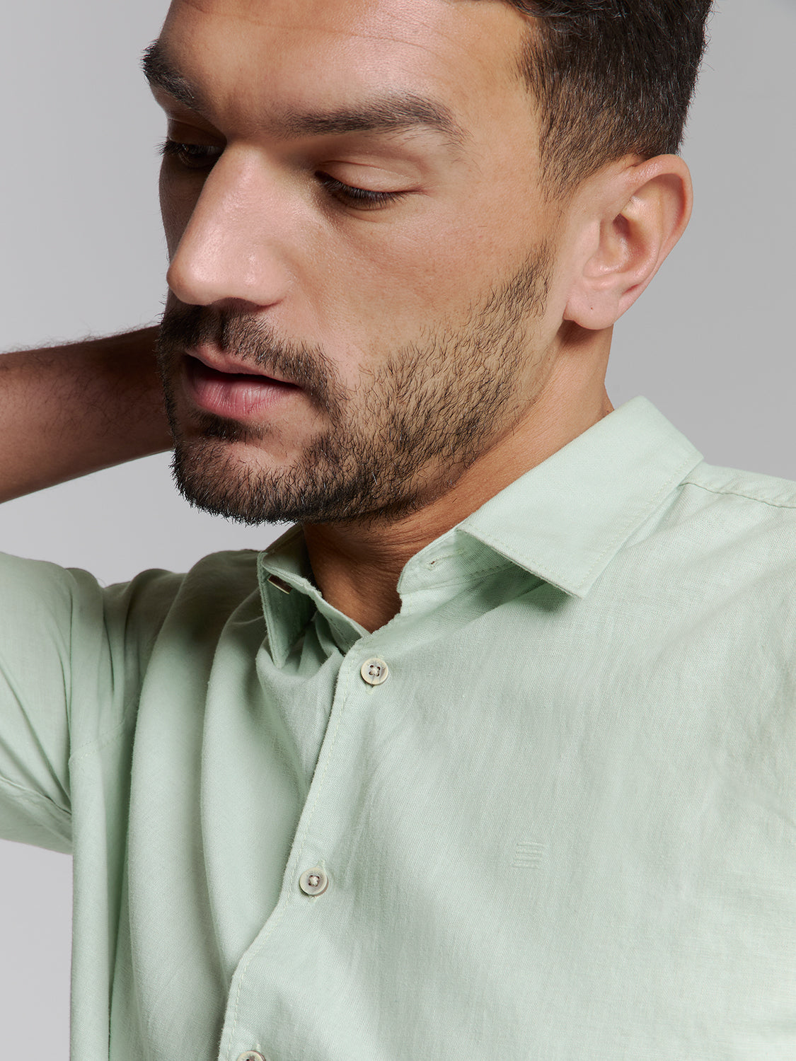 Linen shirt | Mint
