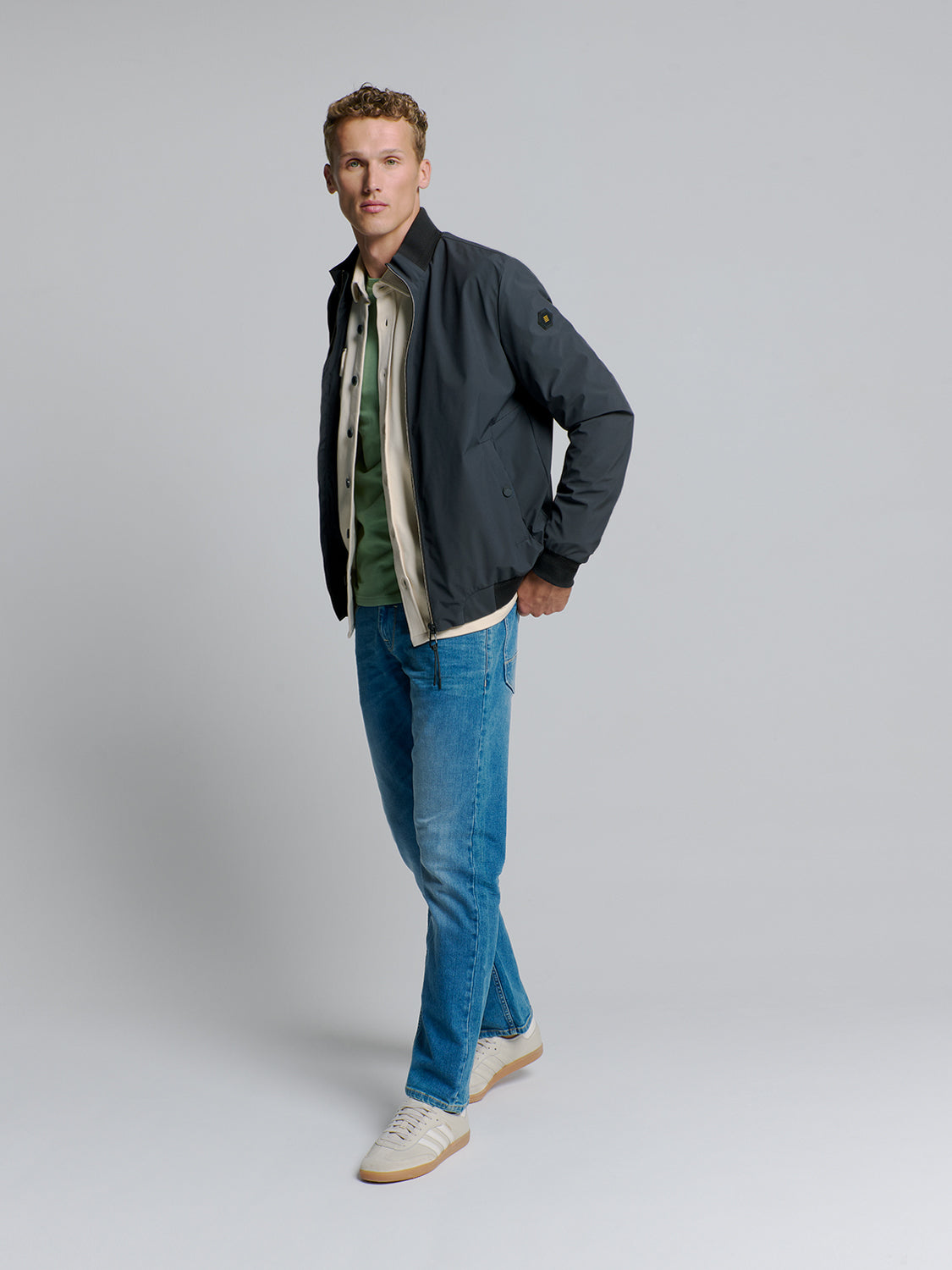 short fit jacket | Night