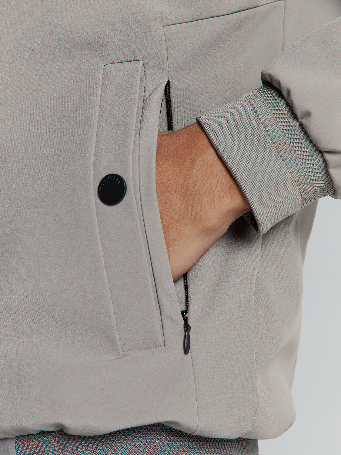 Korte jas | Middengrijs