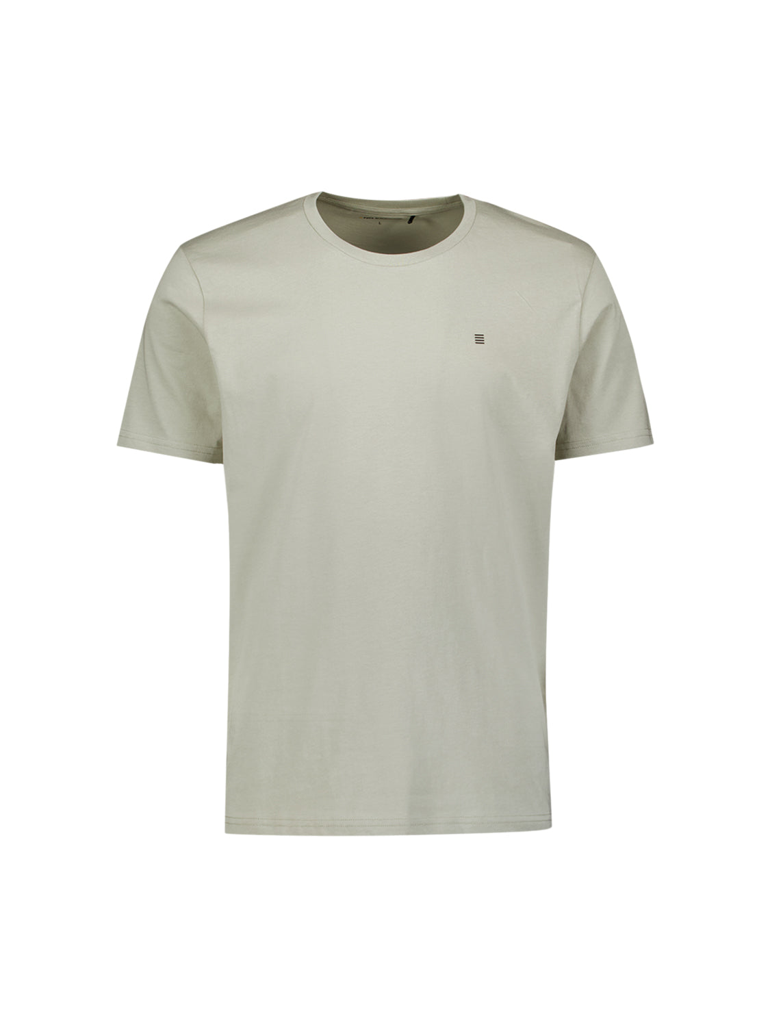 T-shirt met ronde hals | Smoke