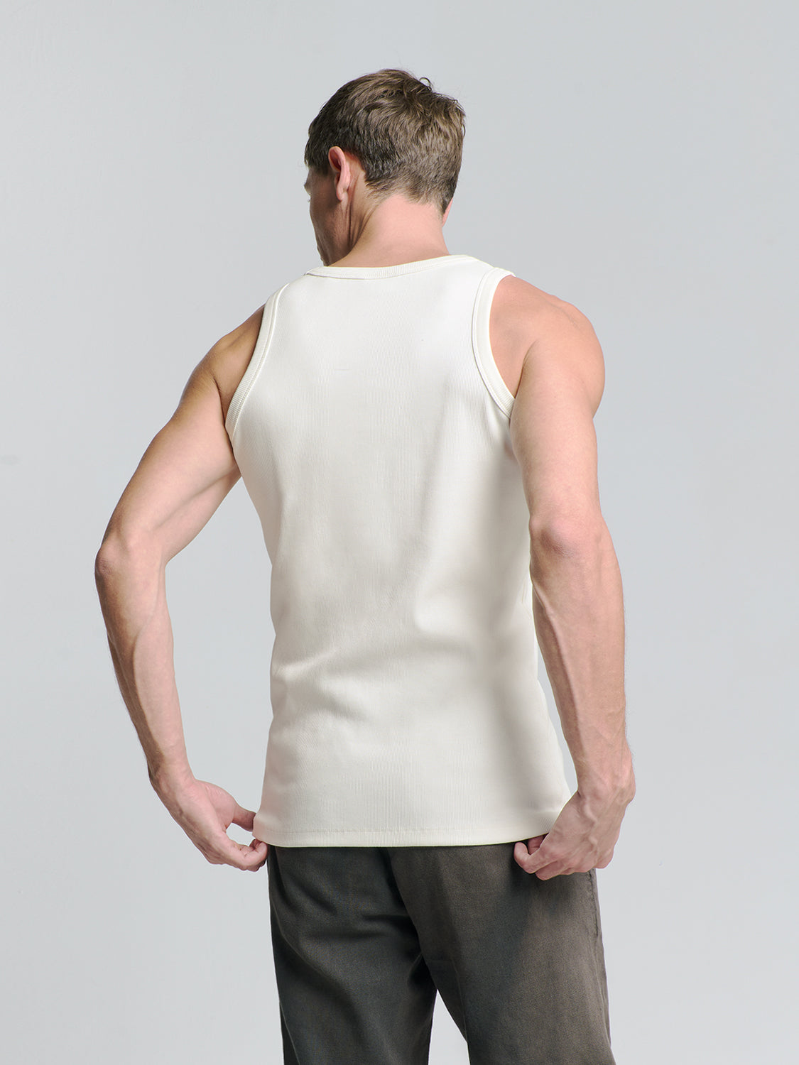 Geribd singlet | Offwhite