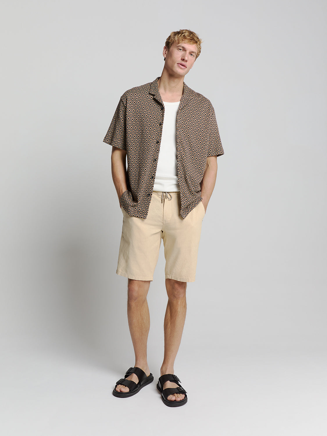Jersey Hemd | Caramel