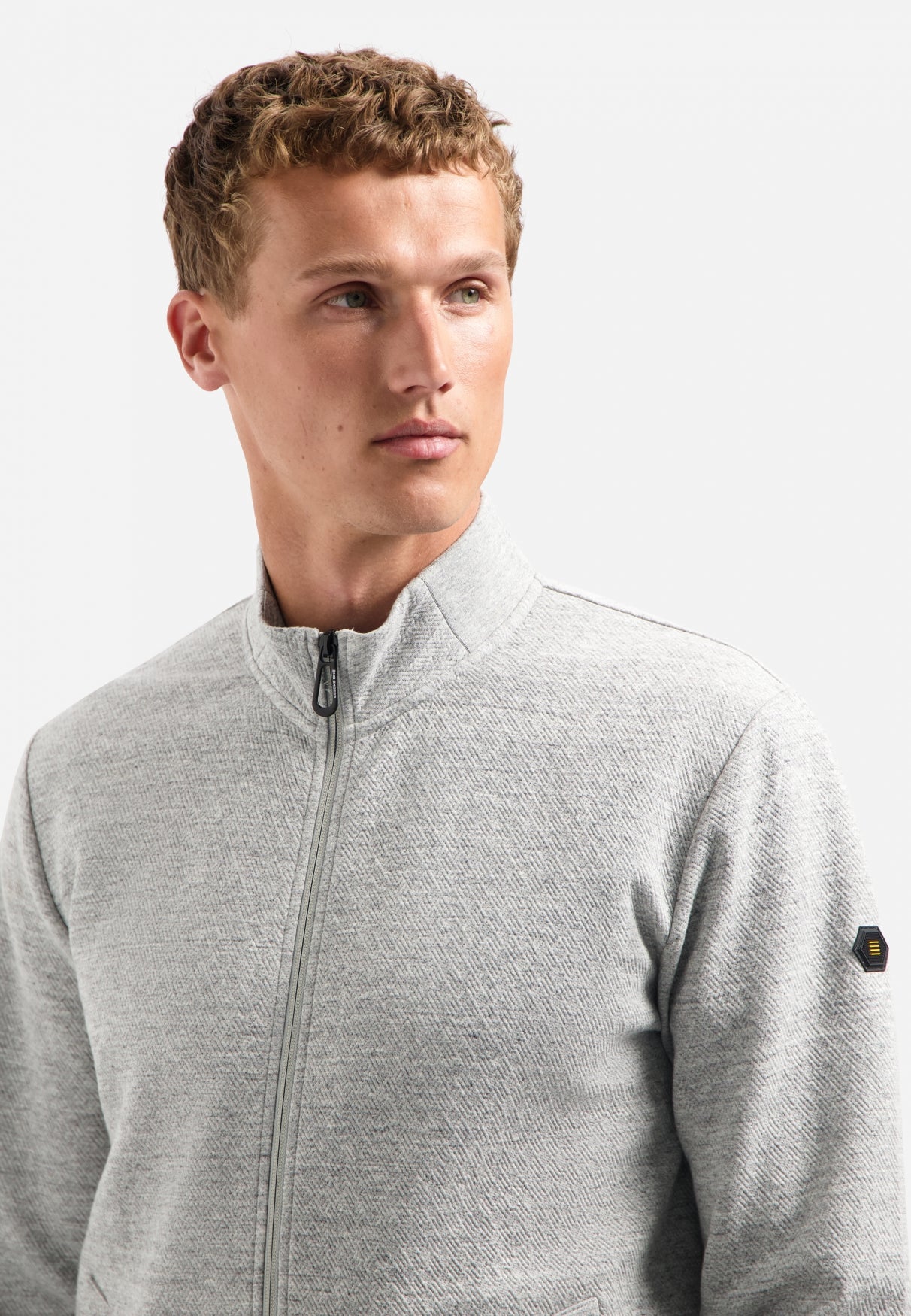 Vest met structuur GREYMELANGE