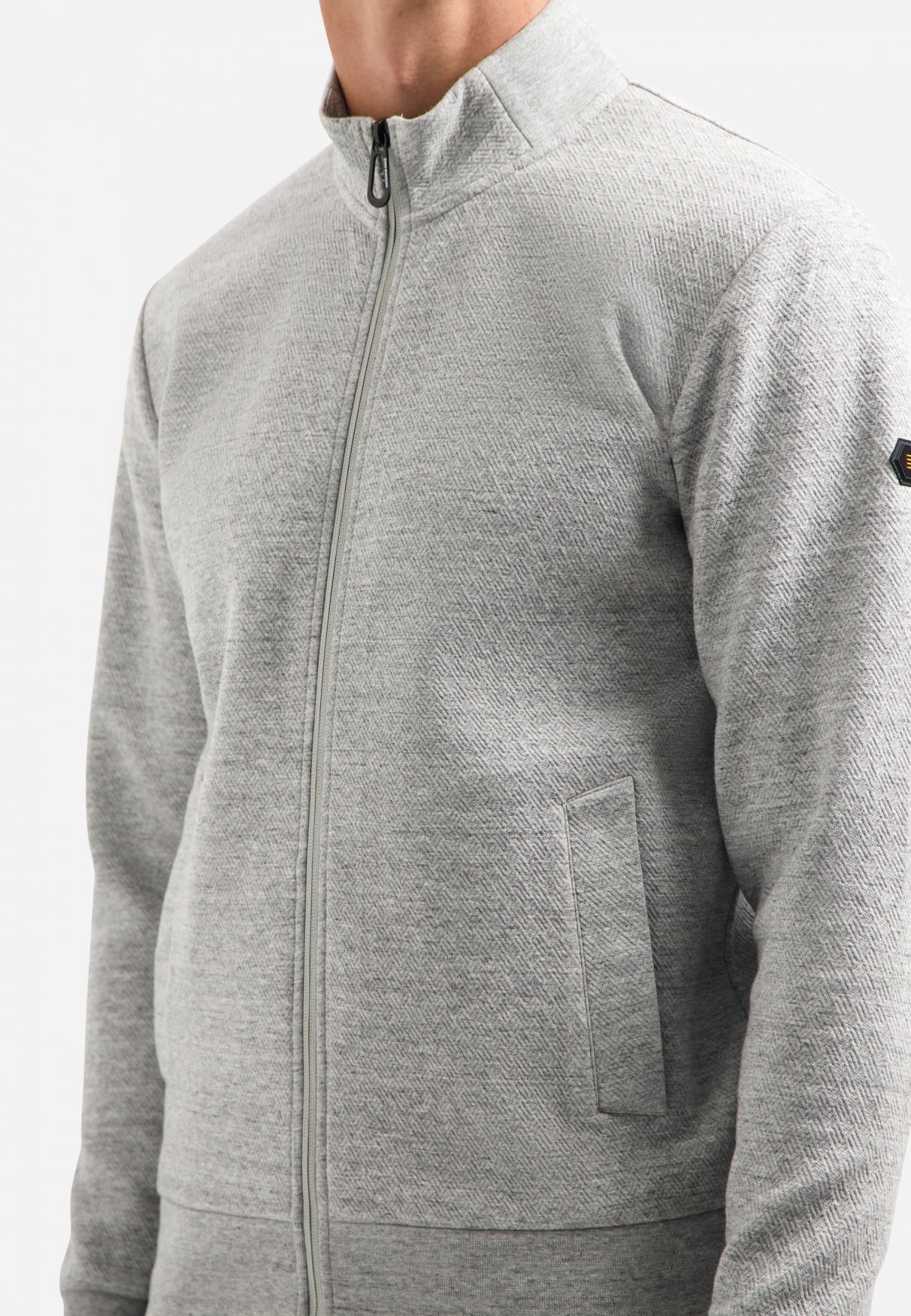 Vest met structuur GREYMELANGE