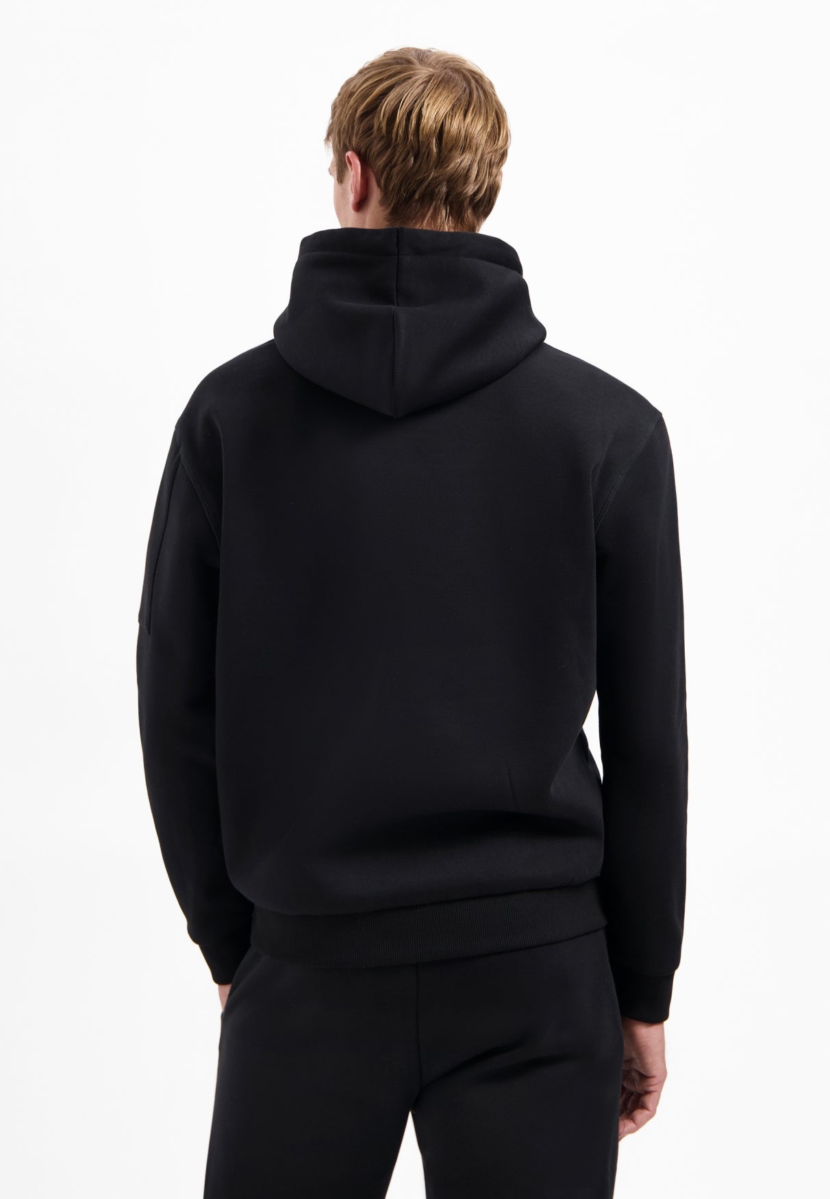 Sweater met capuchon | Zwart