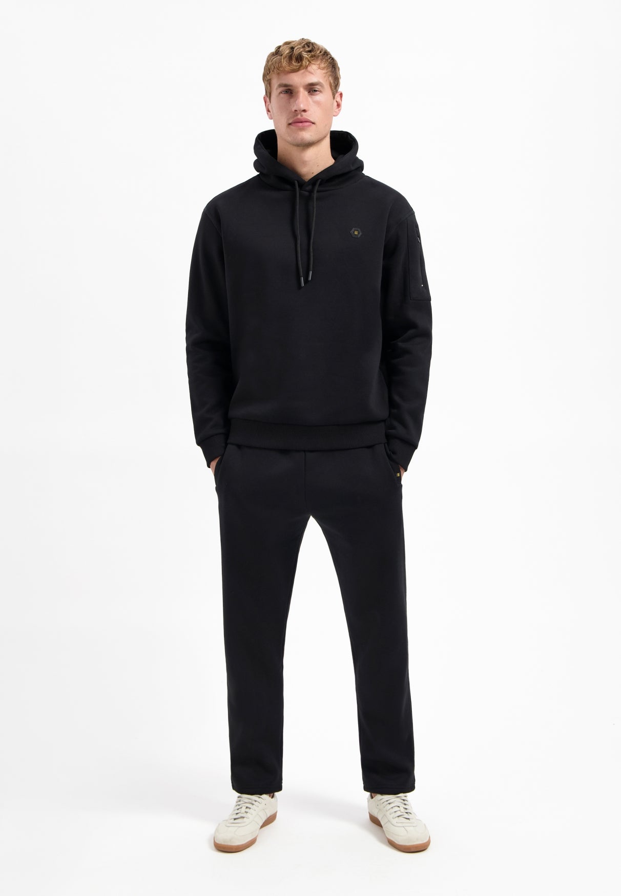 Sweater met capuchon | Zwart