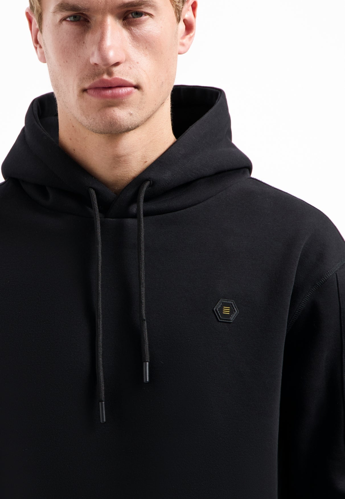 Sweater met capuchon | Zwart