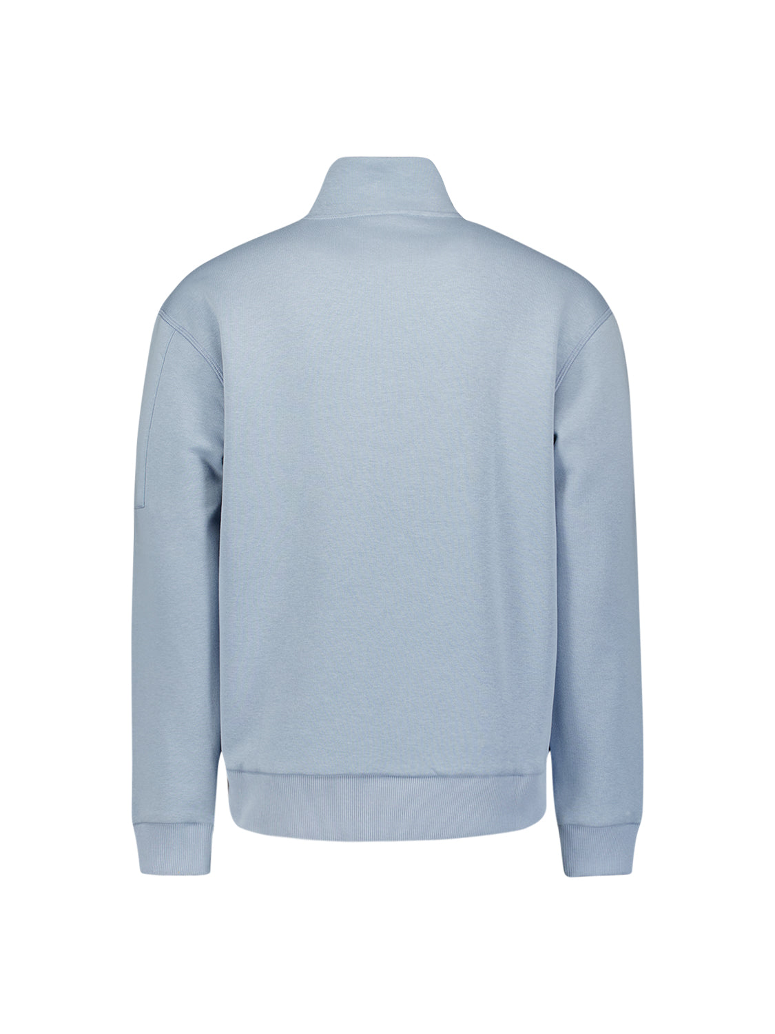 Sweater met halve rits | Dusty Blue