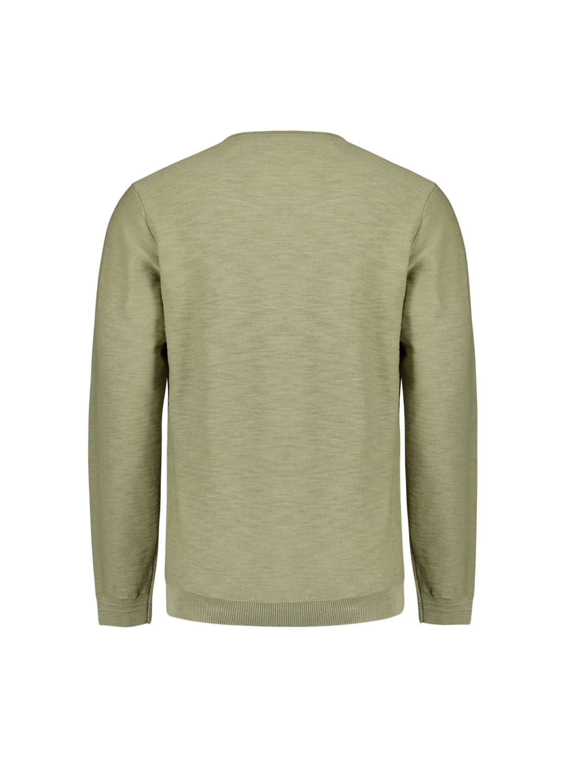 Trui met gewassen look | Light Moss