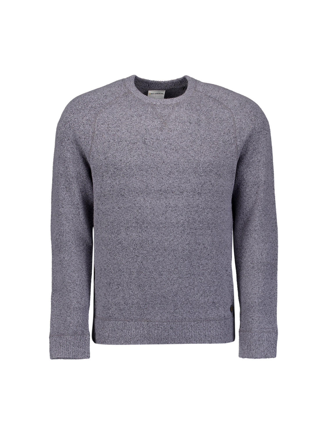 Trui van Melange wol | Blauw gewassen
