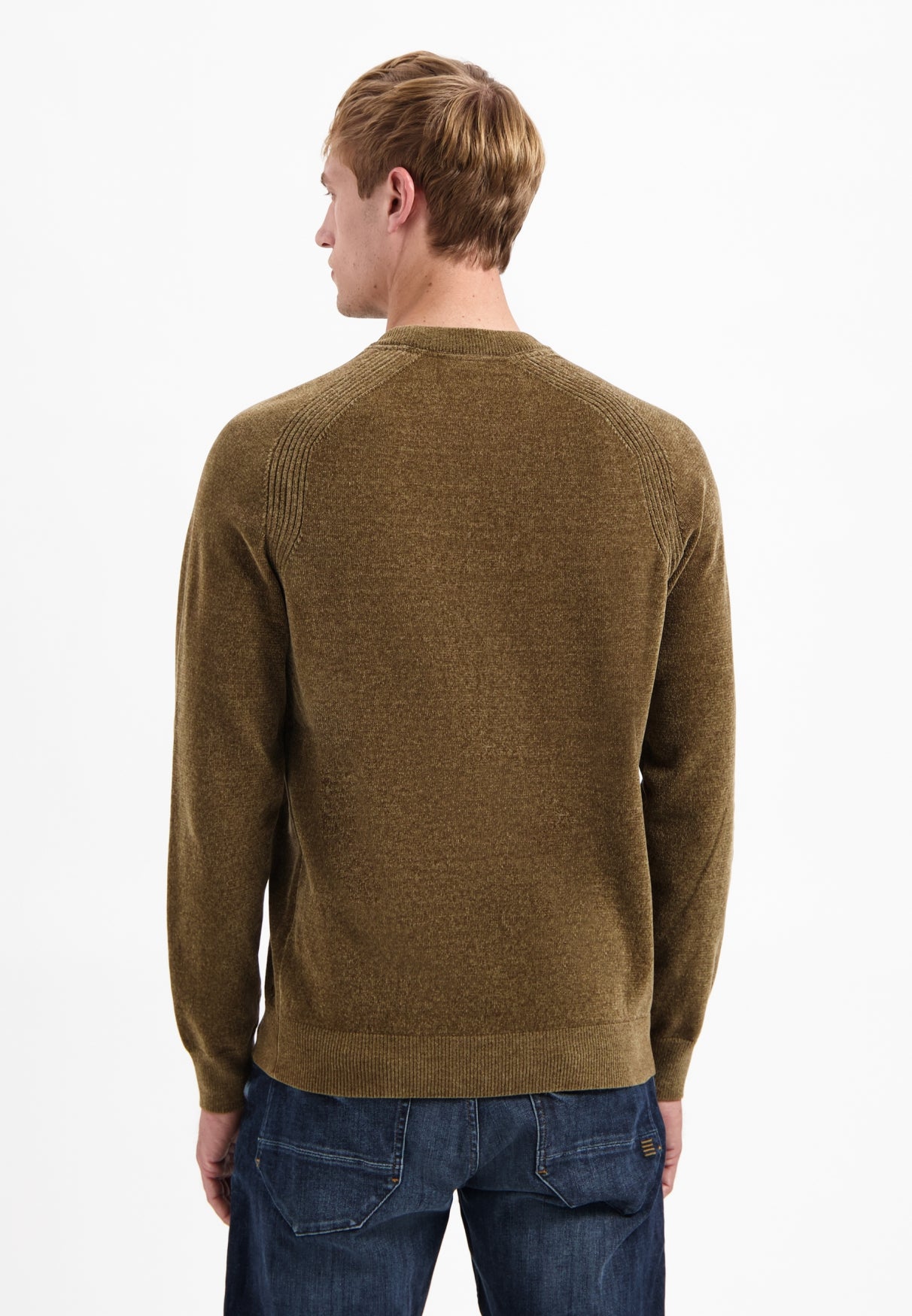 Trui van chenille | Taupe