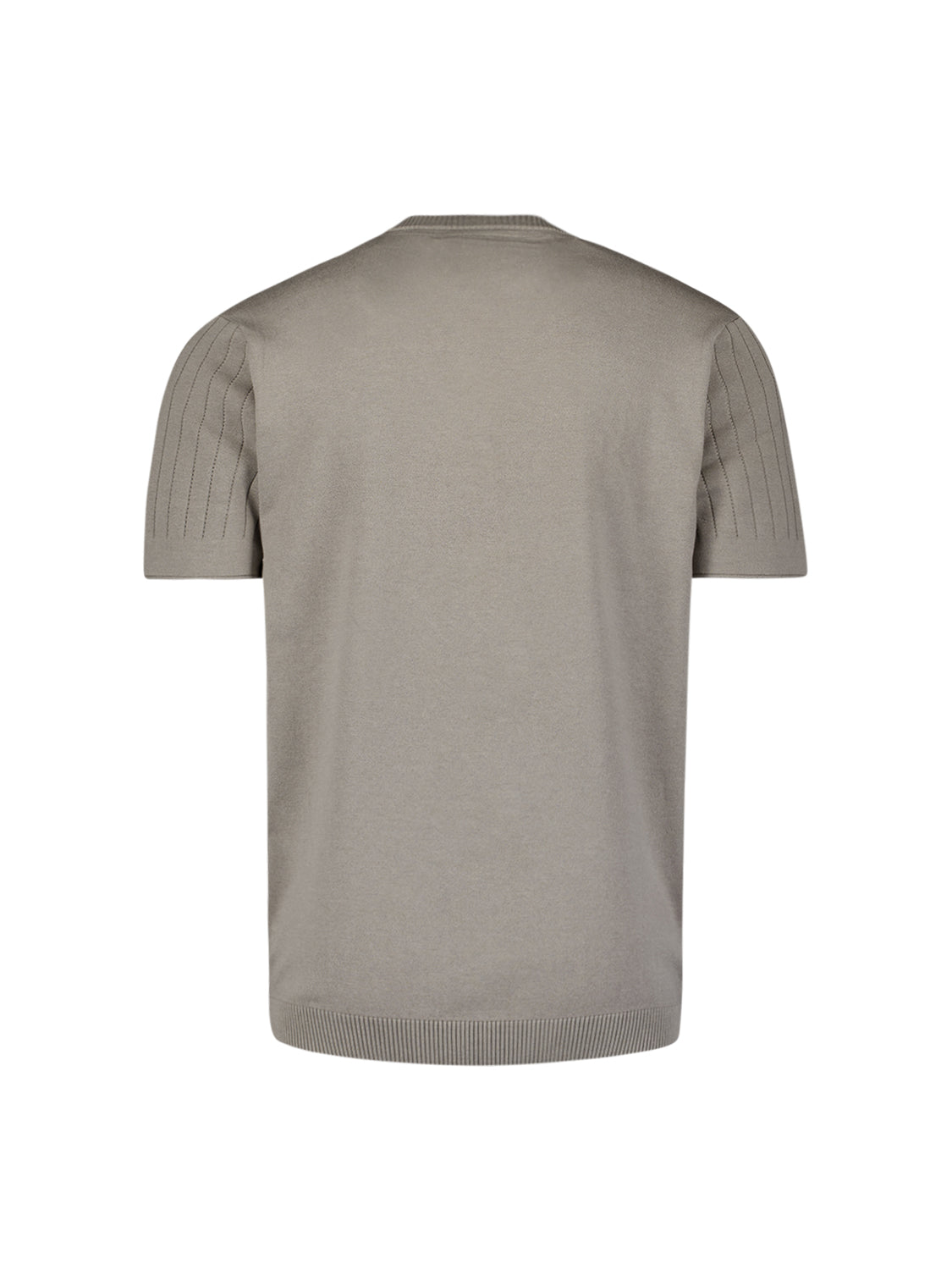 Gebreid T-shirt | Clay