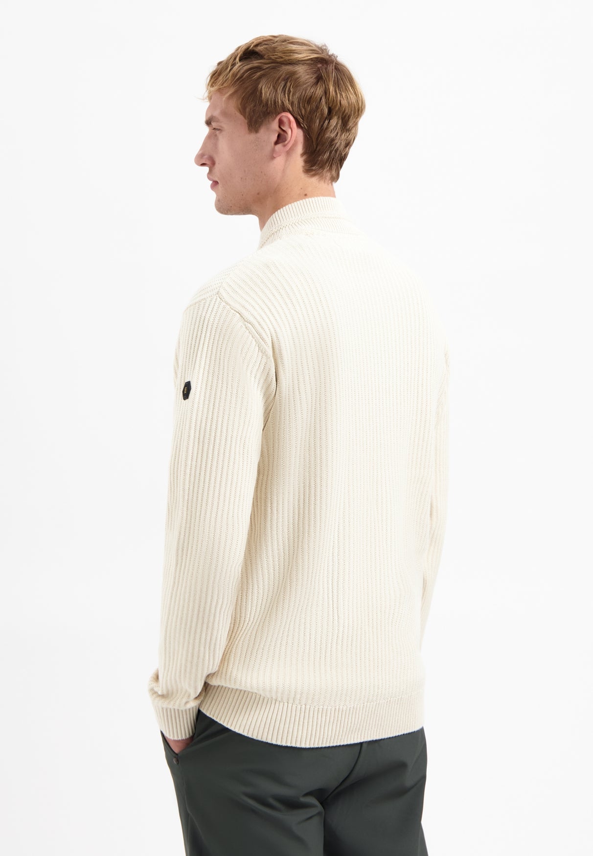 Trui van zware ribtricot | Kit