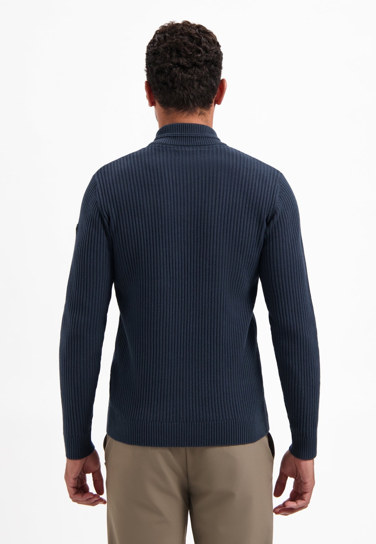 Trui met zware ribtricot | Night