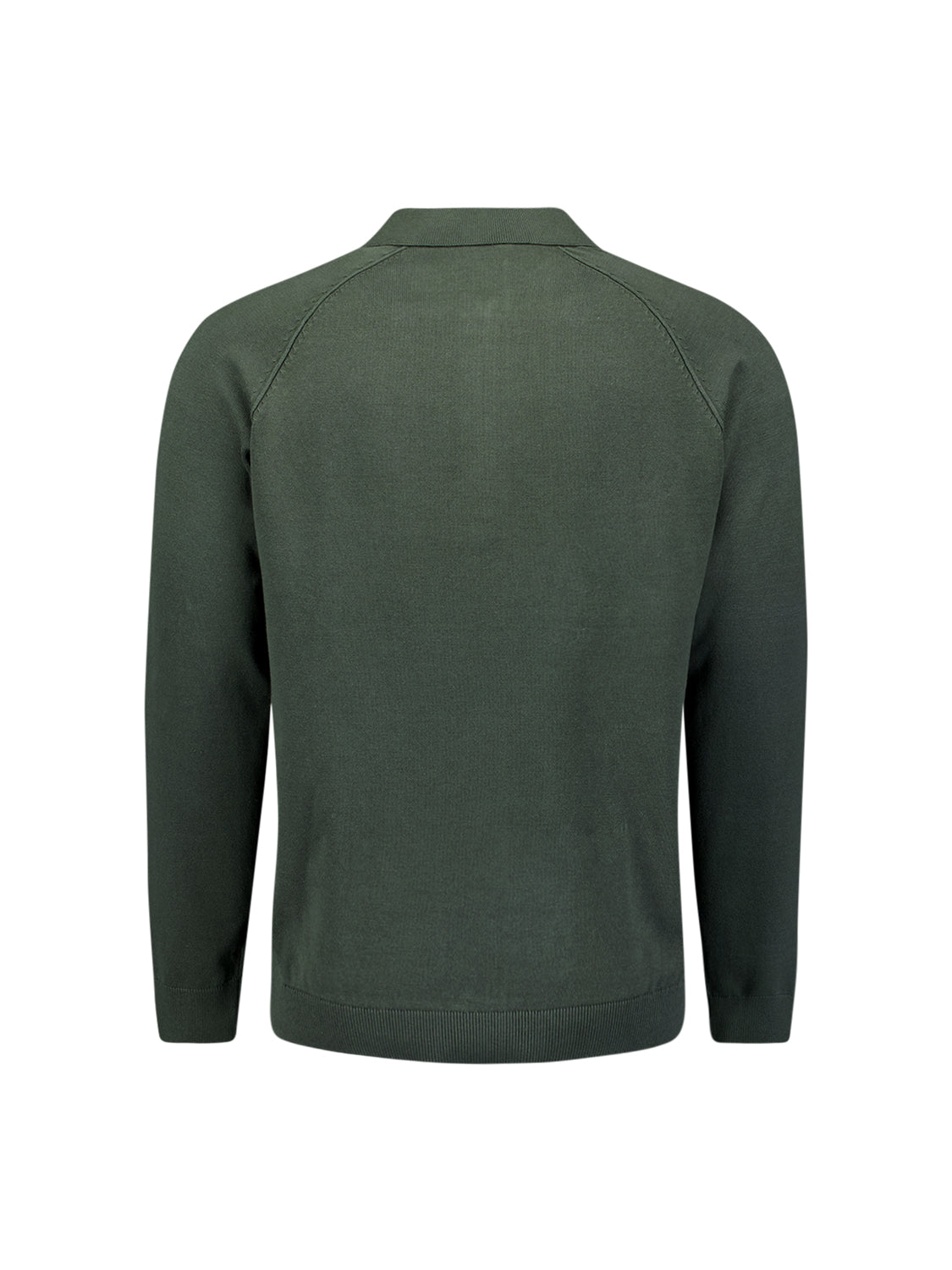 Trui met halve rits | Dark Green