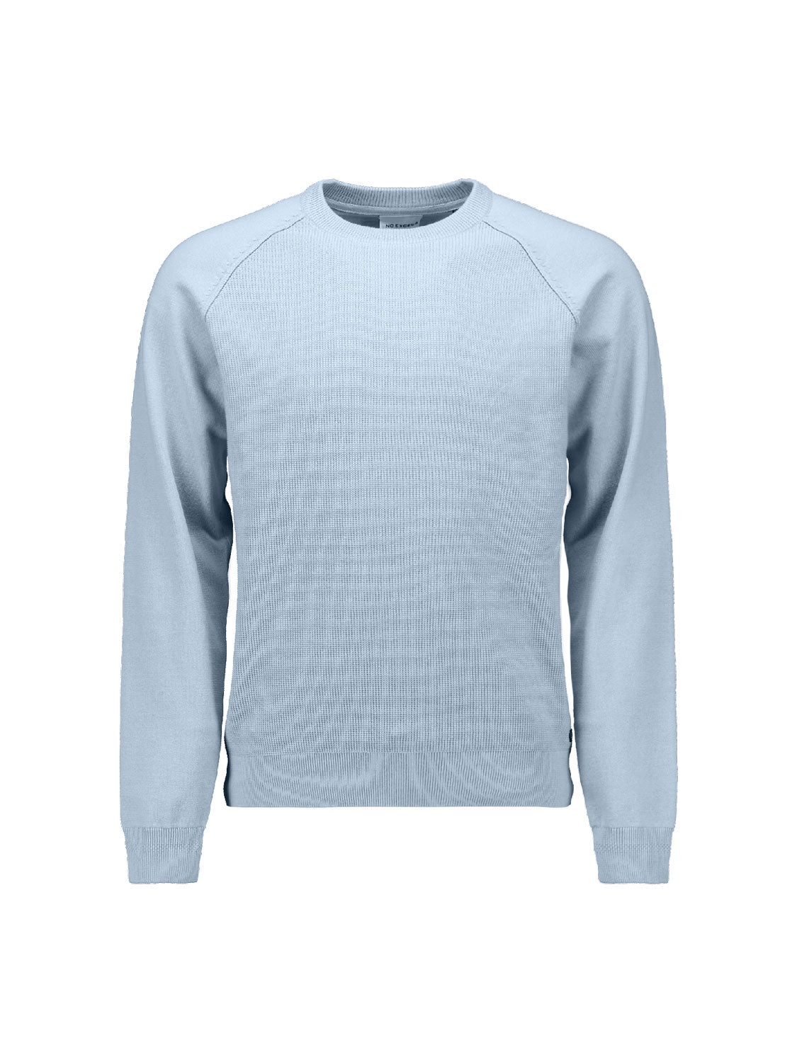 Wafelstructuur trui | Dusty Blue