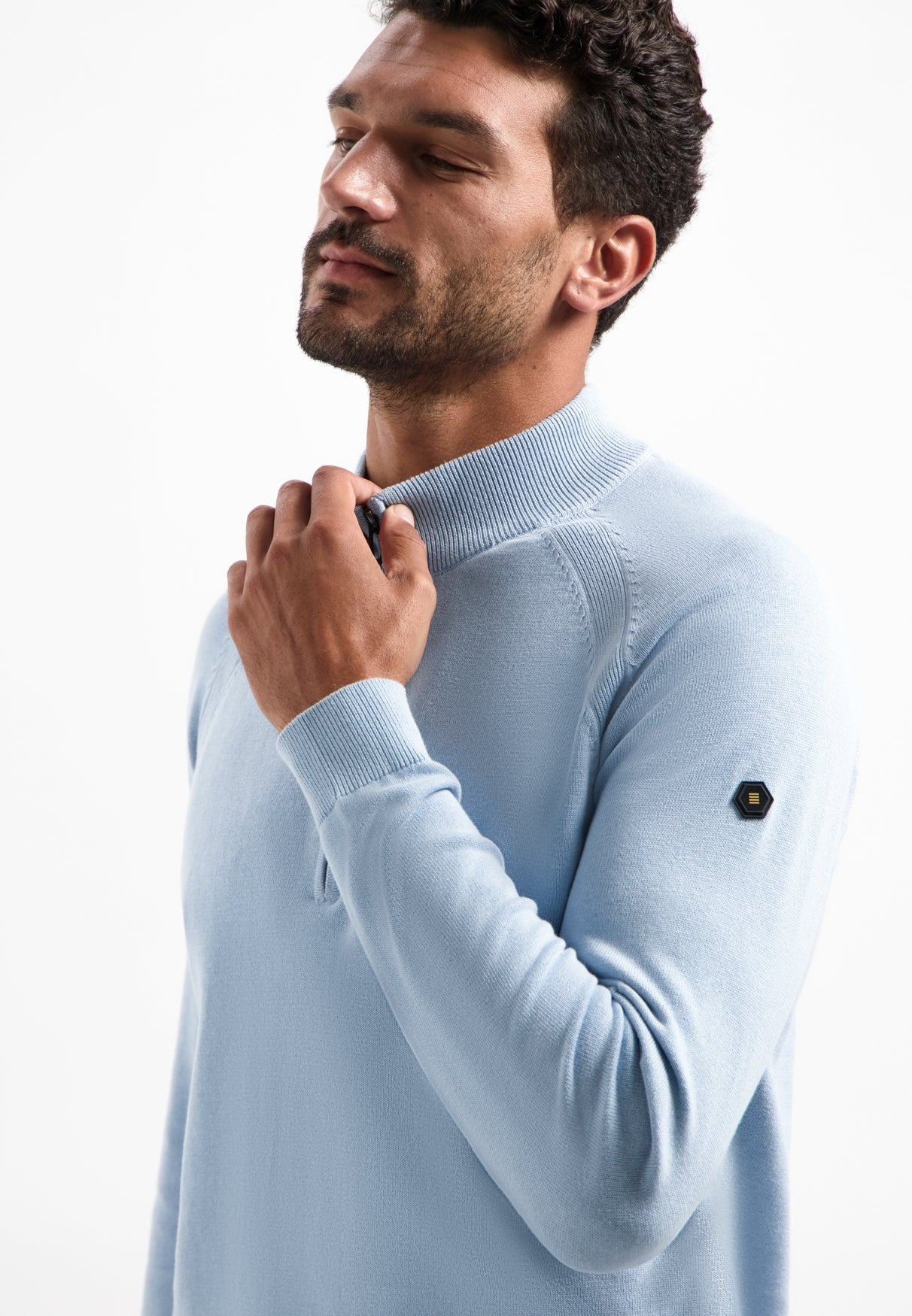 Half-zip jumper | Dusty Blue