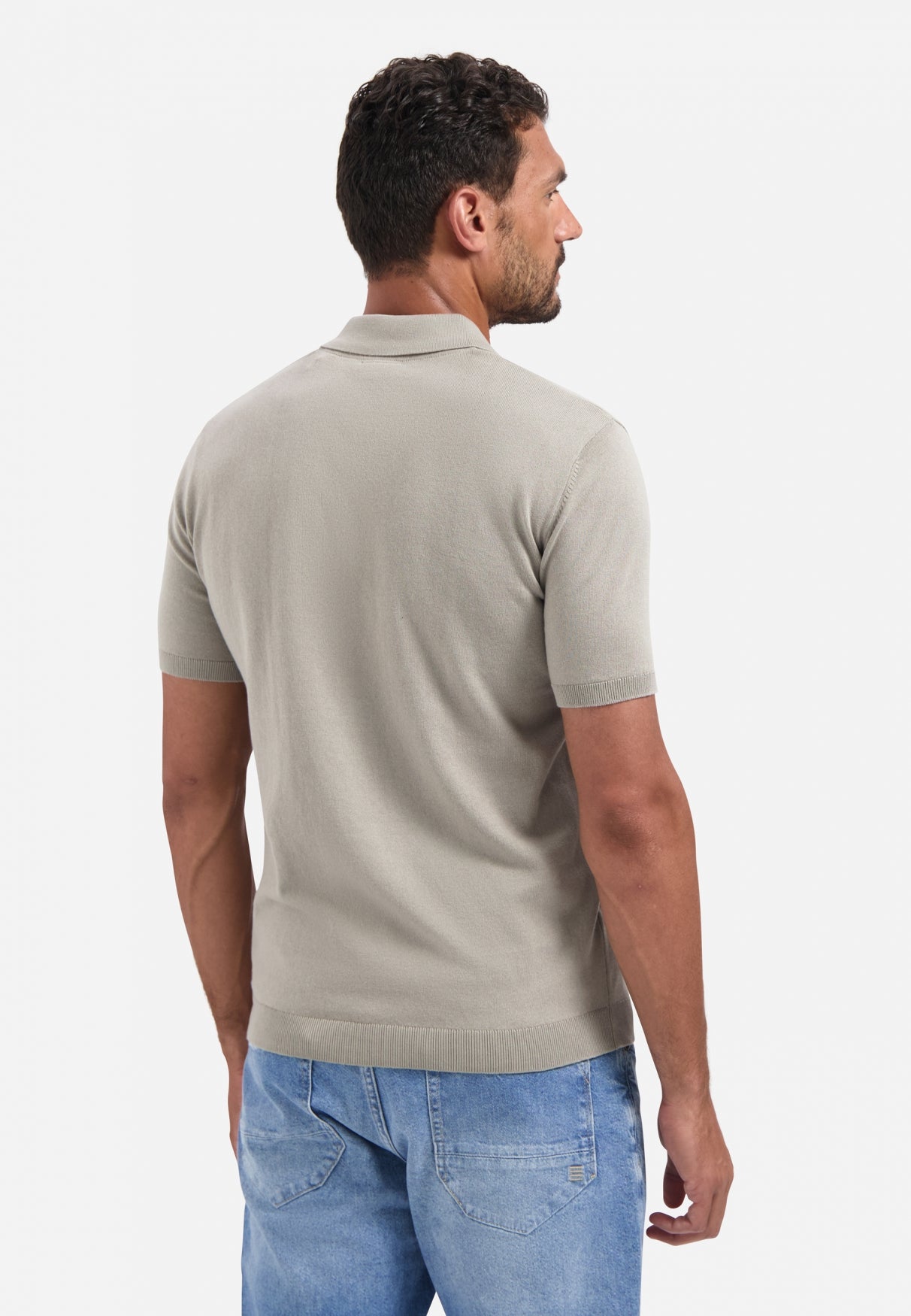 Gebreide polo | Clay