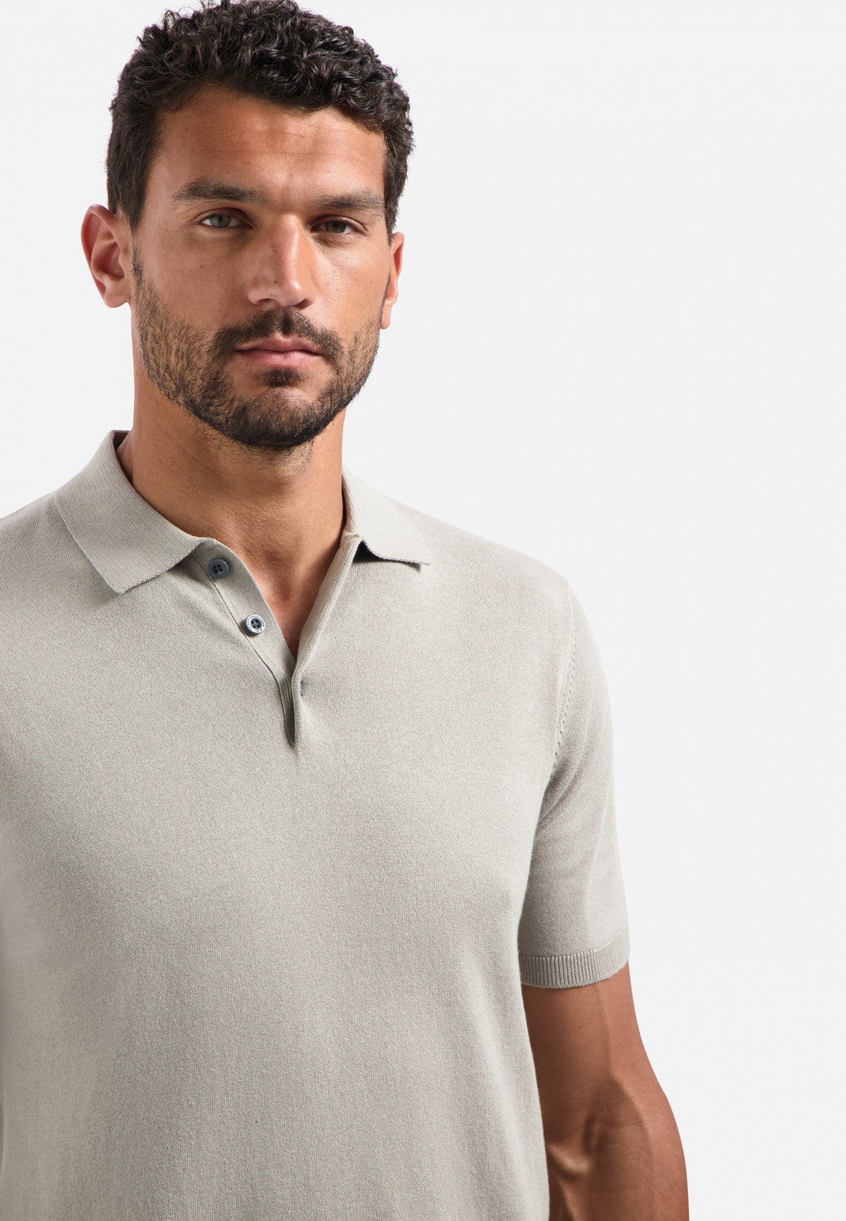 Gebreide polo | Clay