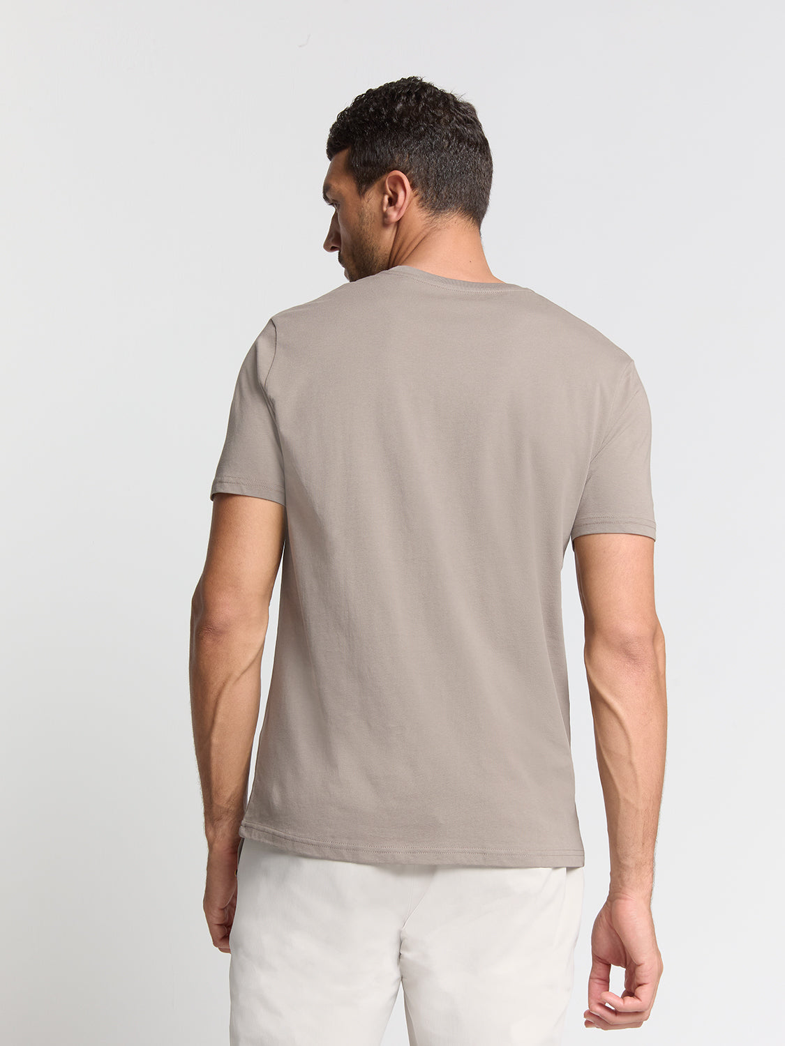 T-shirt met ronde hals | Clay
