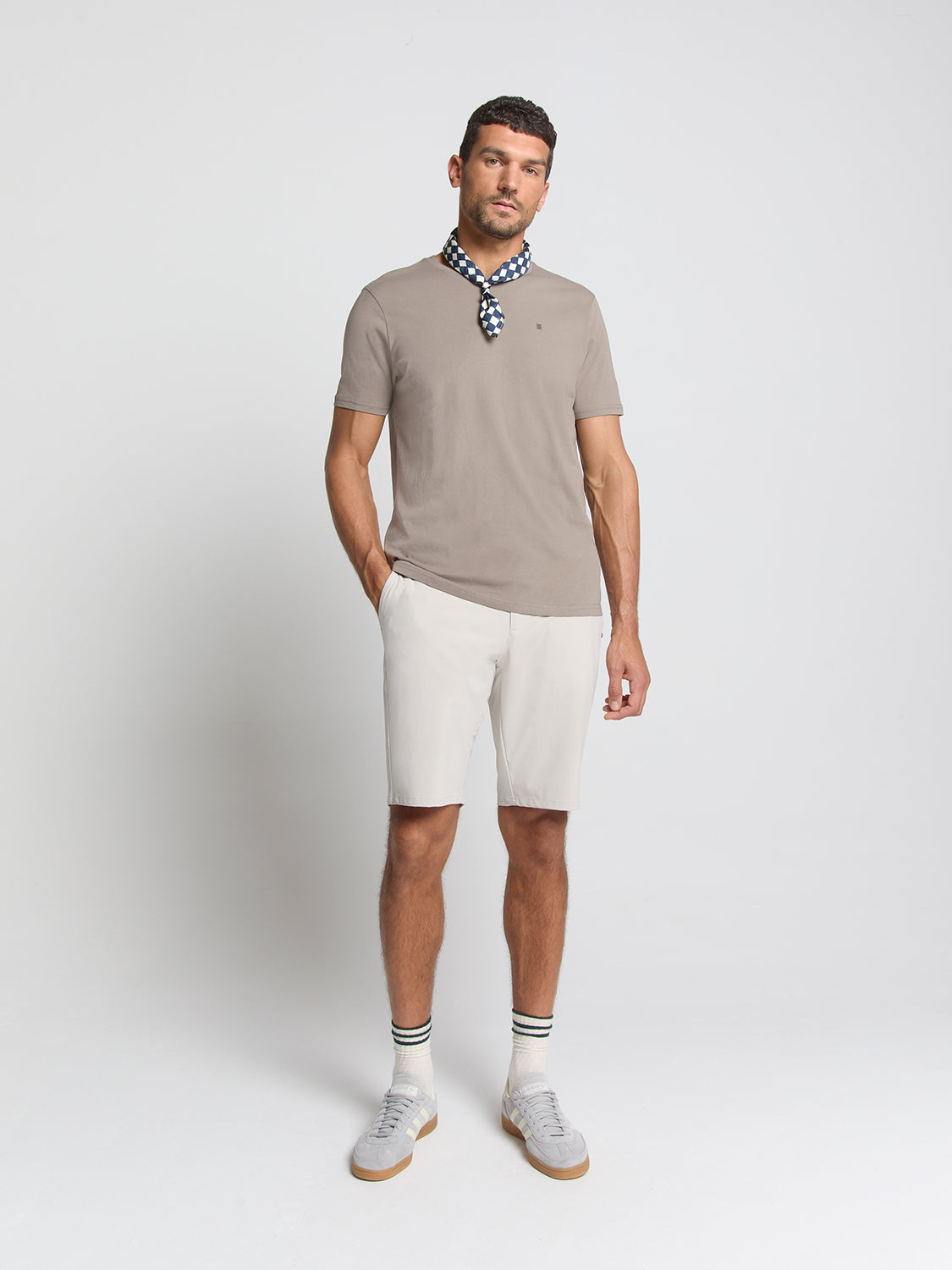 T-shirt met ronde hals | Clay