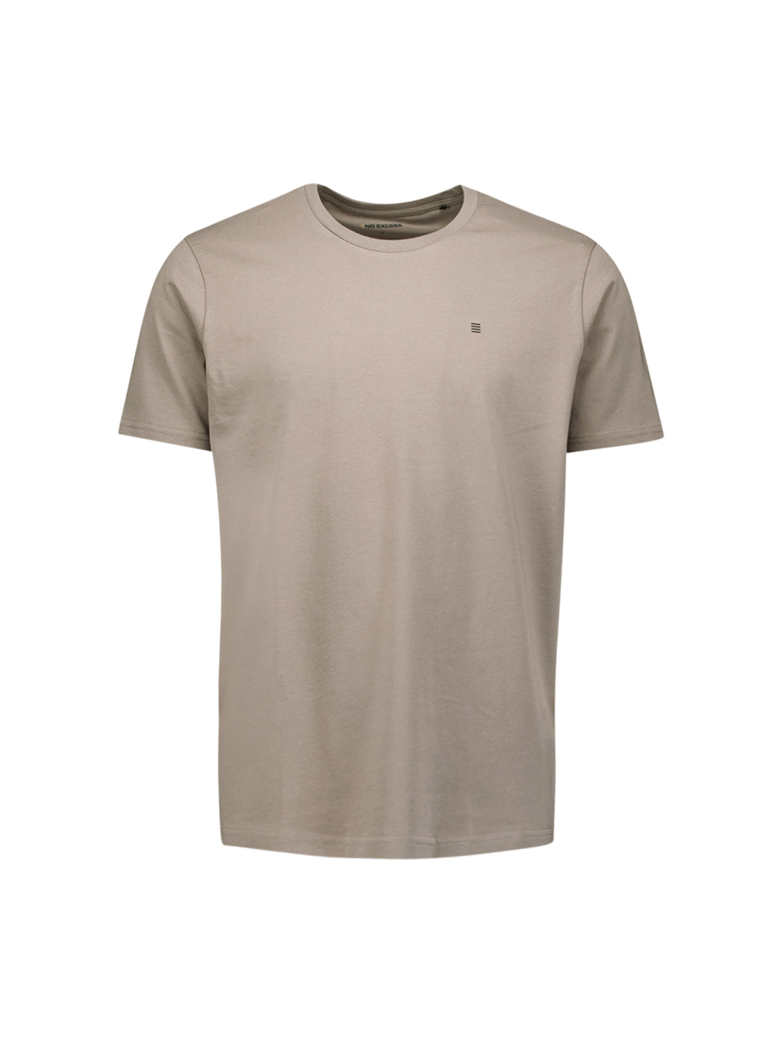 T-shirt met ronde hals | Clay