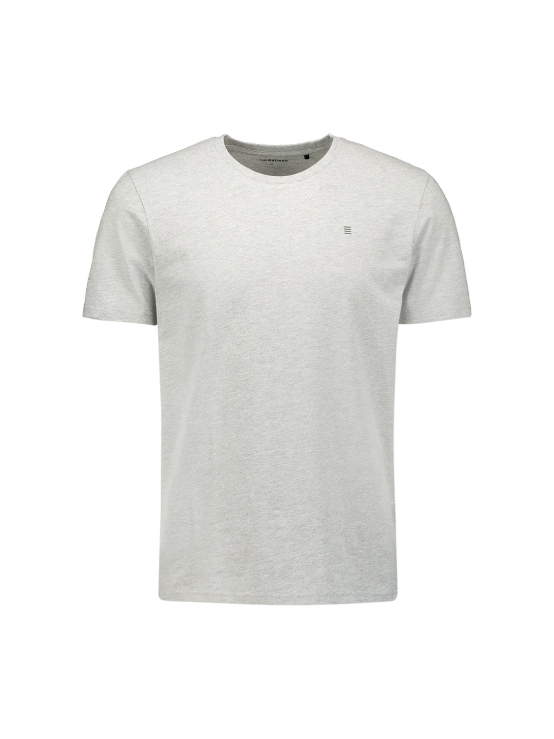 T-shirt met ronde hals | Grey Melange