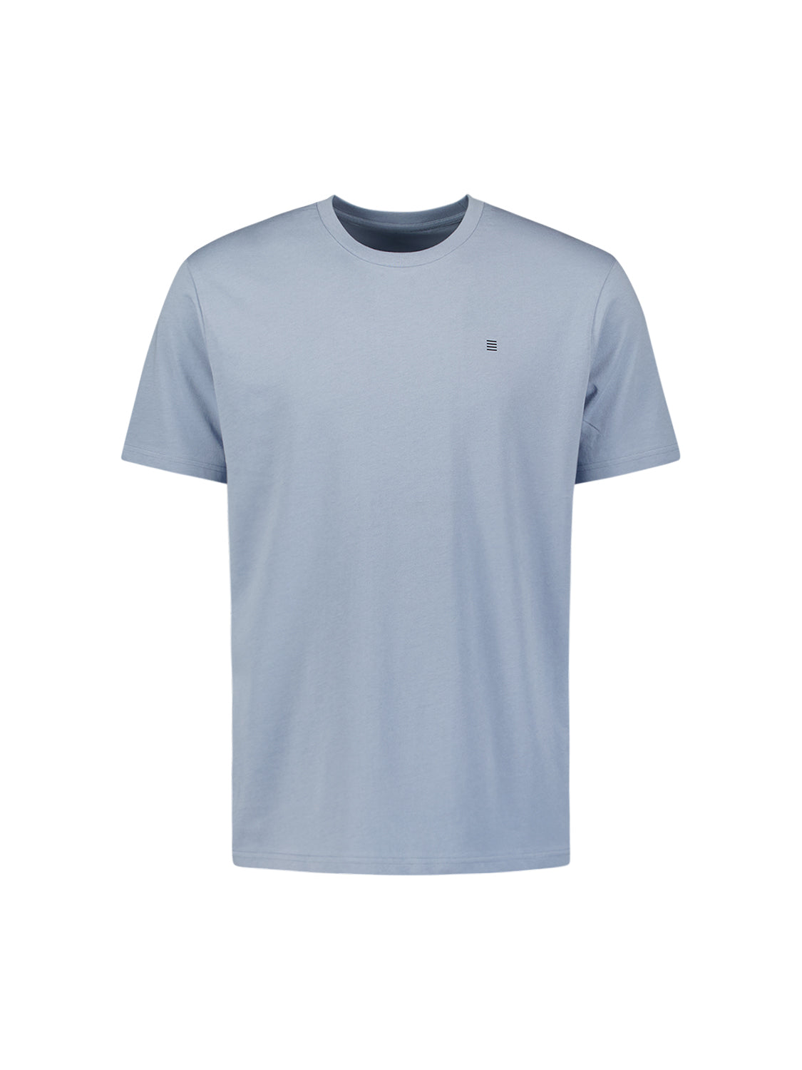 T-shirt met ronde hals | Dusty Blue