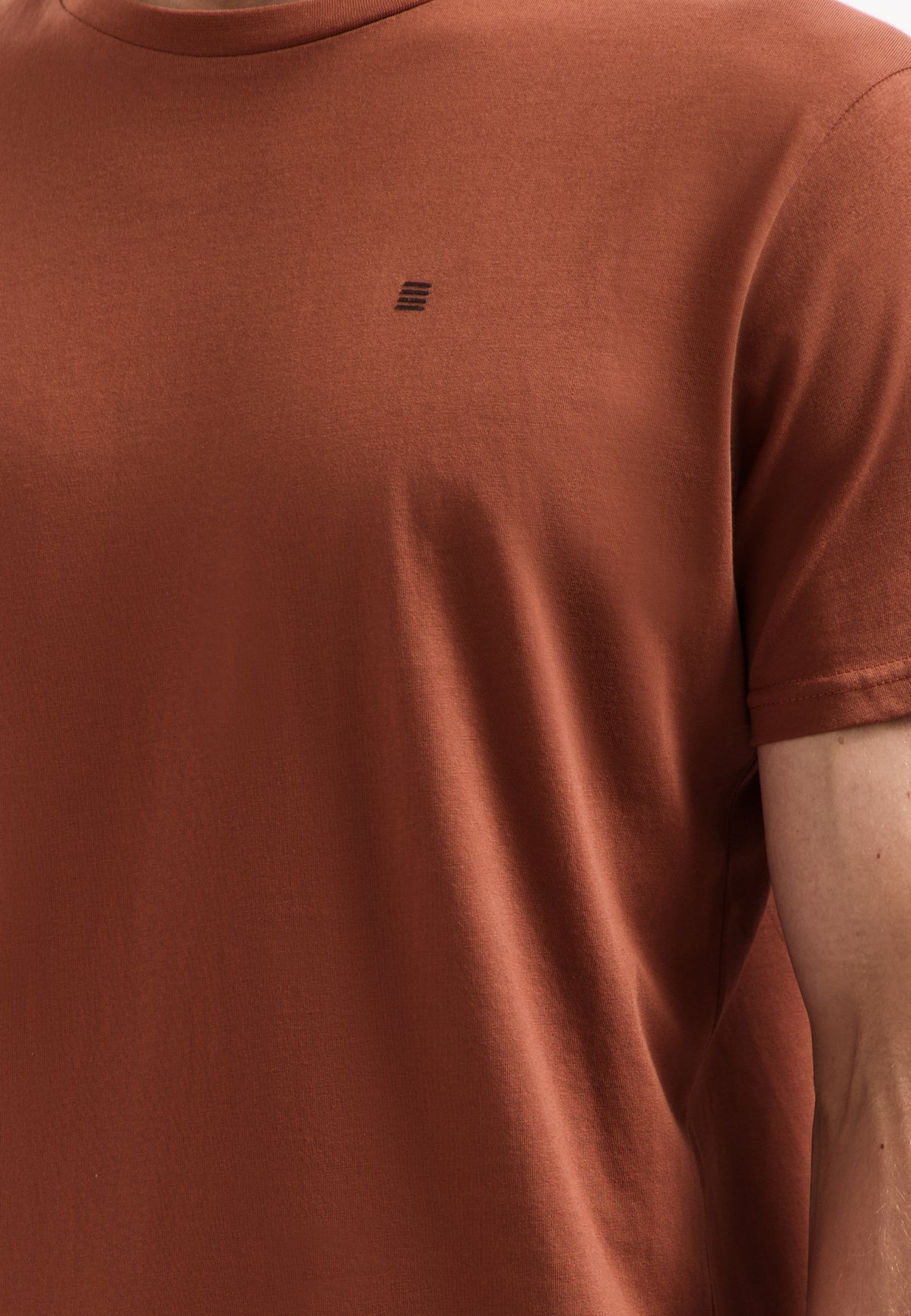 T-shirt met ronde hals | Terra