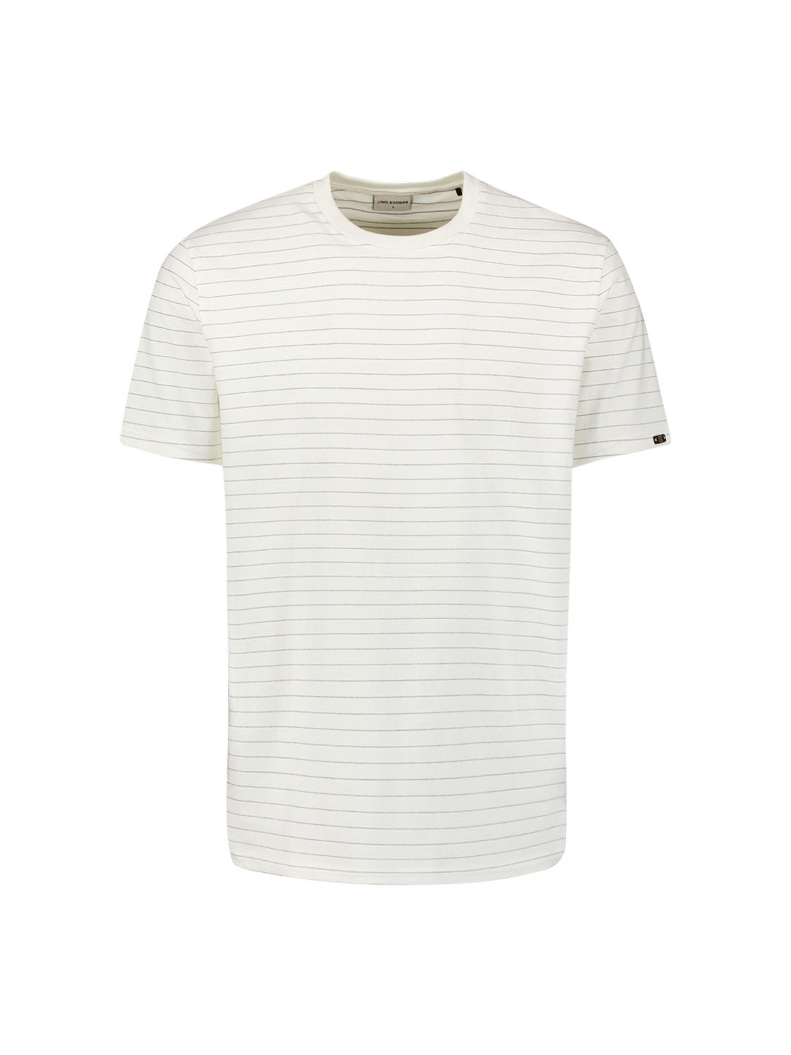 Gestreept T-shirt | Offwhite