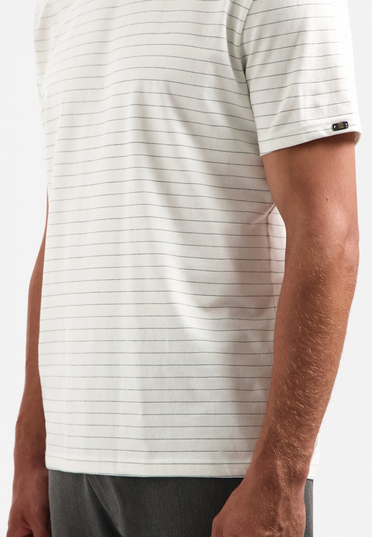 Gestreept T-shirt | Offwhite