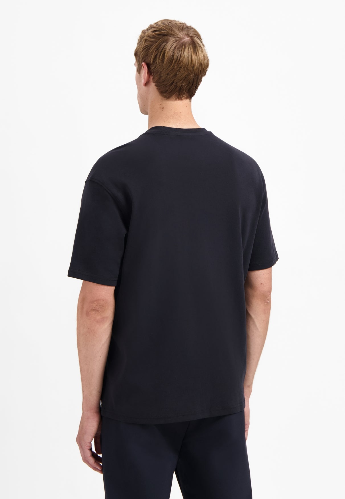 Relaxed fit T-shirt | Zwart
