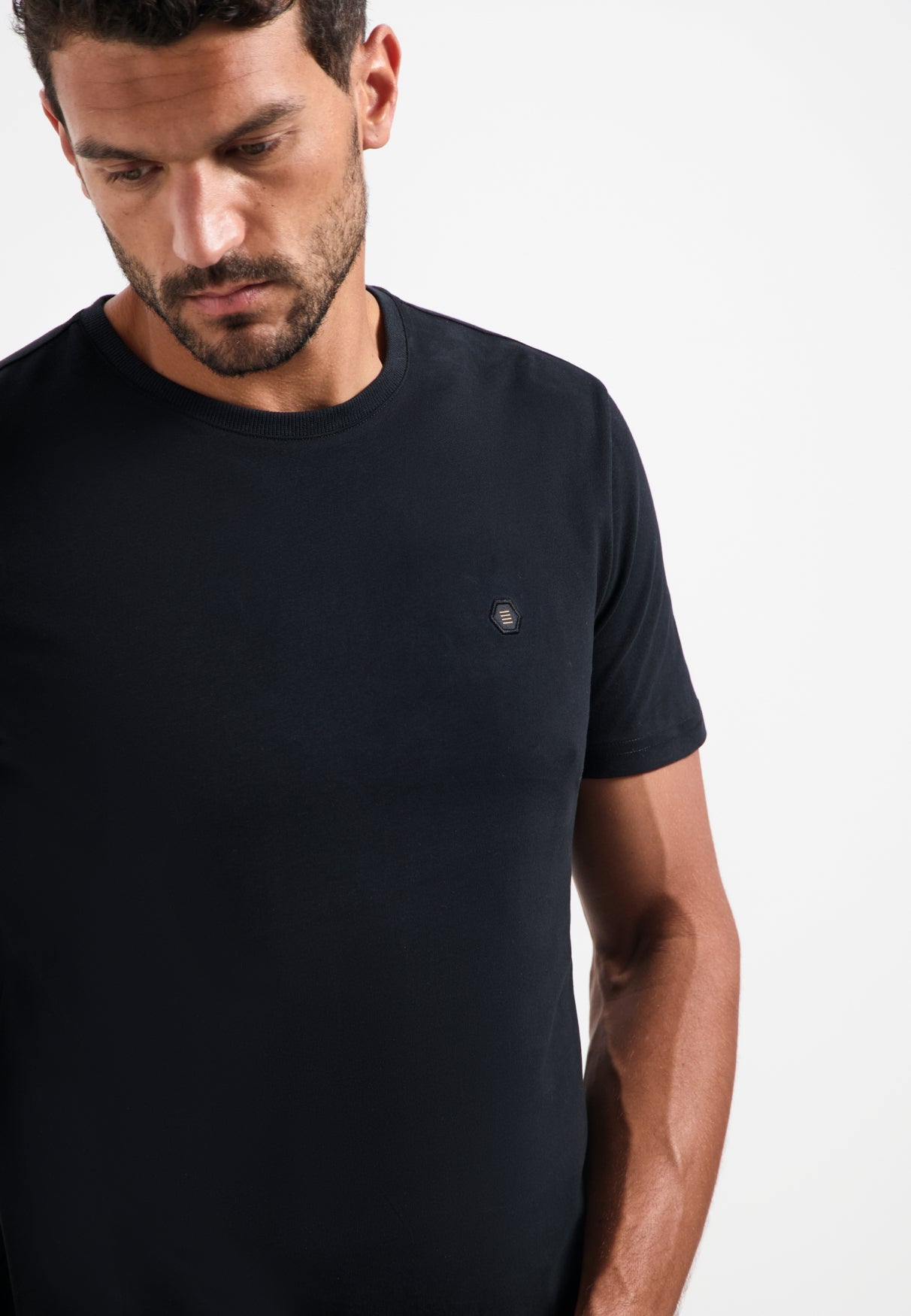 Zacht T-shirt | Zwart