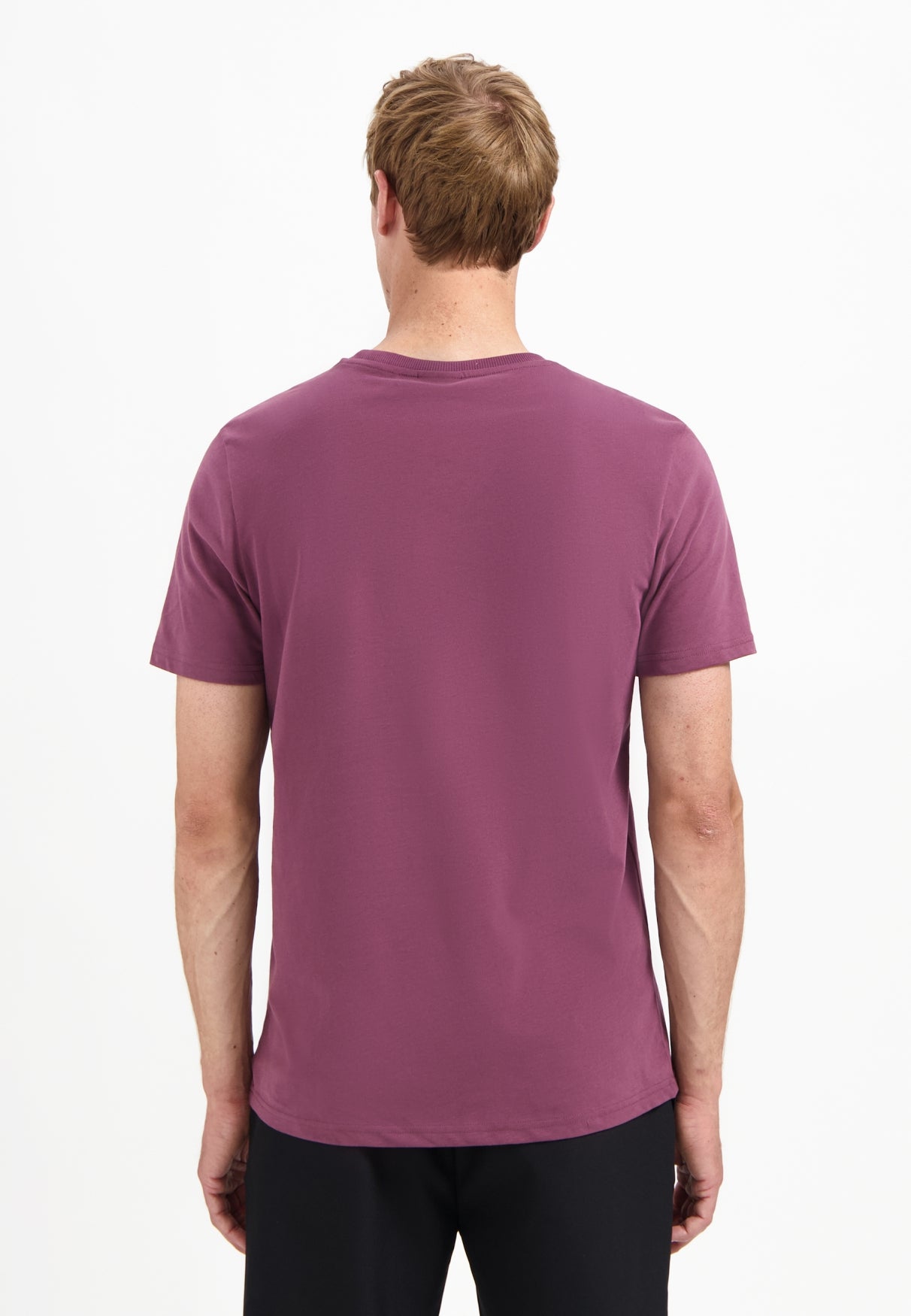 Zacht T-shirt | Donkere wijn