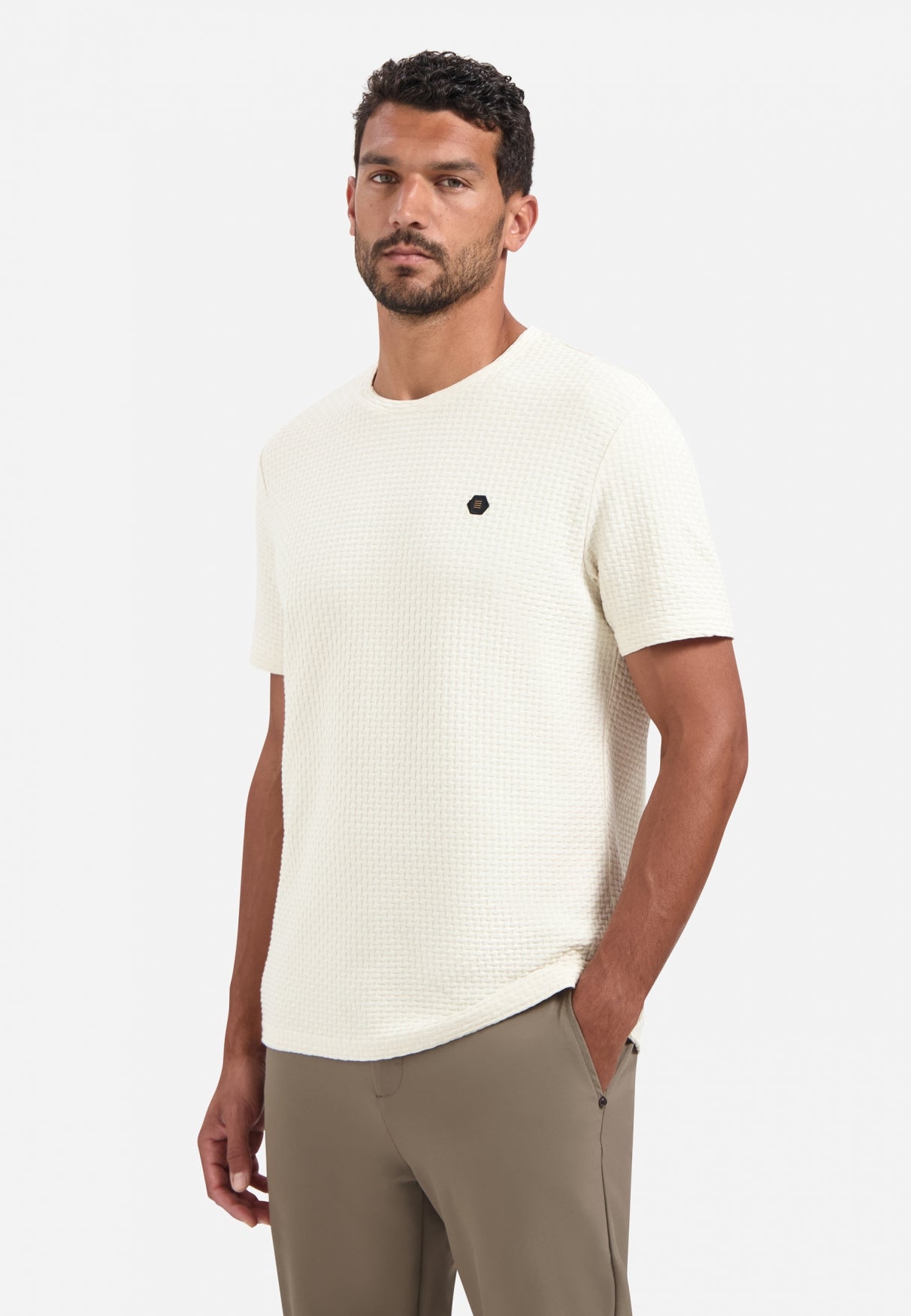 Gestructureerd T-shirt | Kit