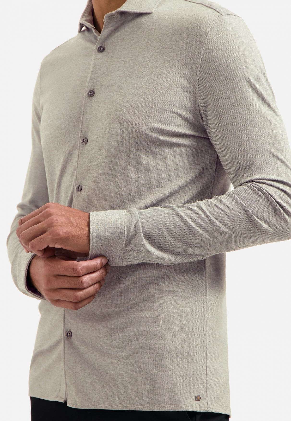 Shirt Melange Jersey | Clay