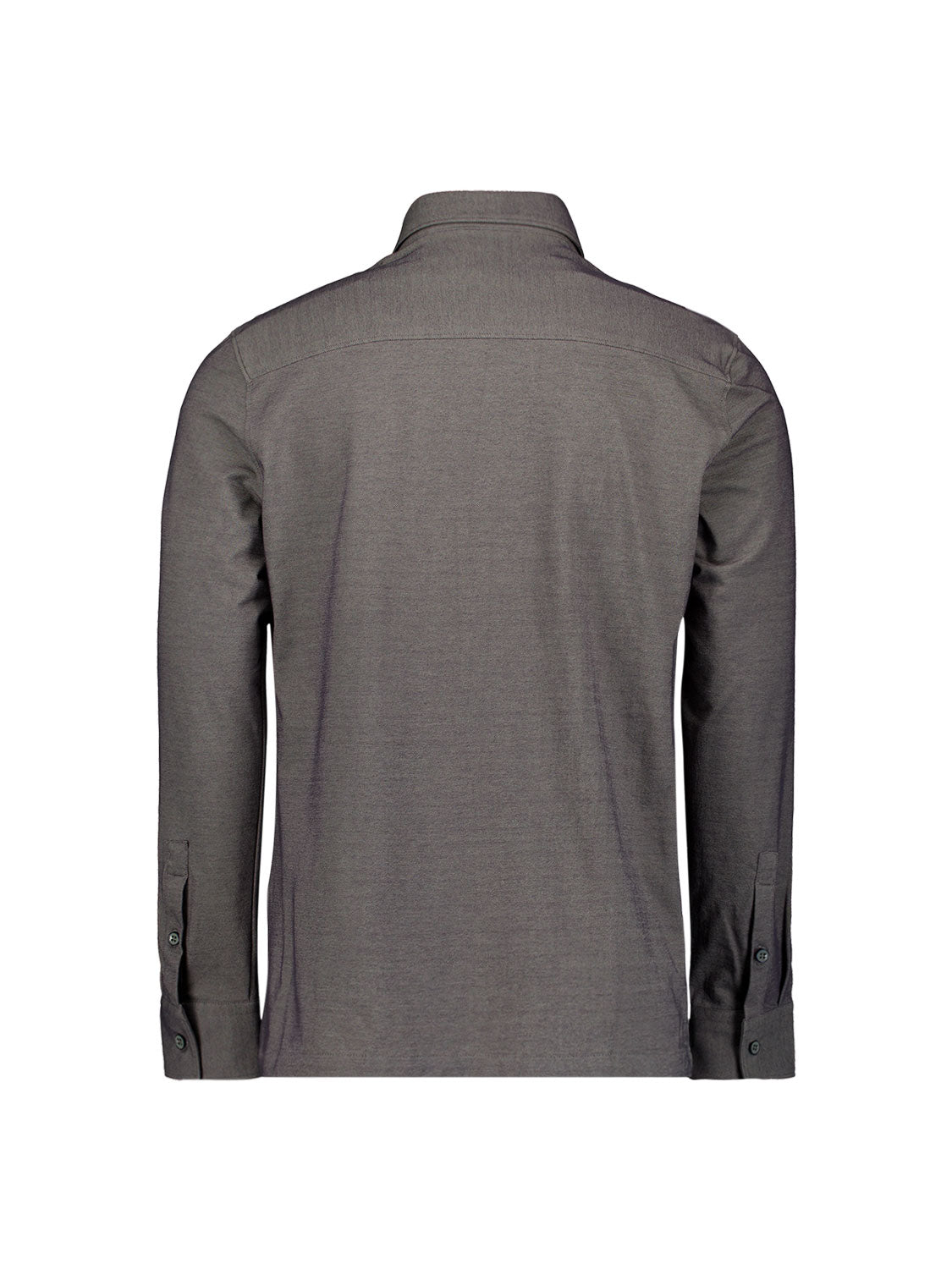 Shirt in gemêleerde jersey | Donkergrijs