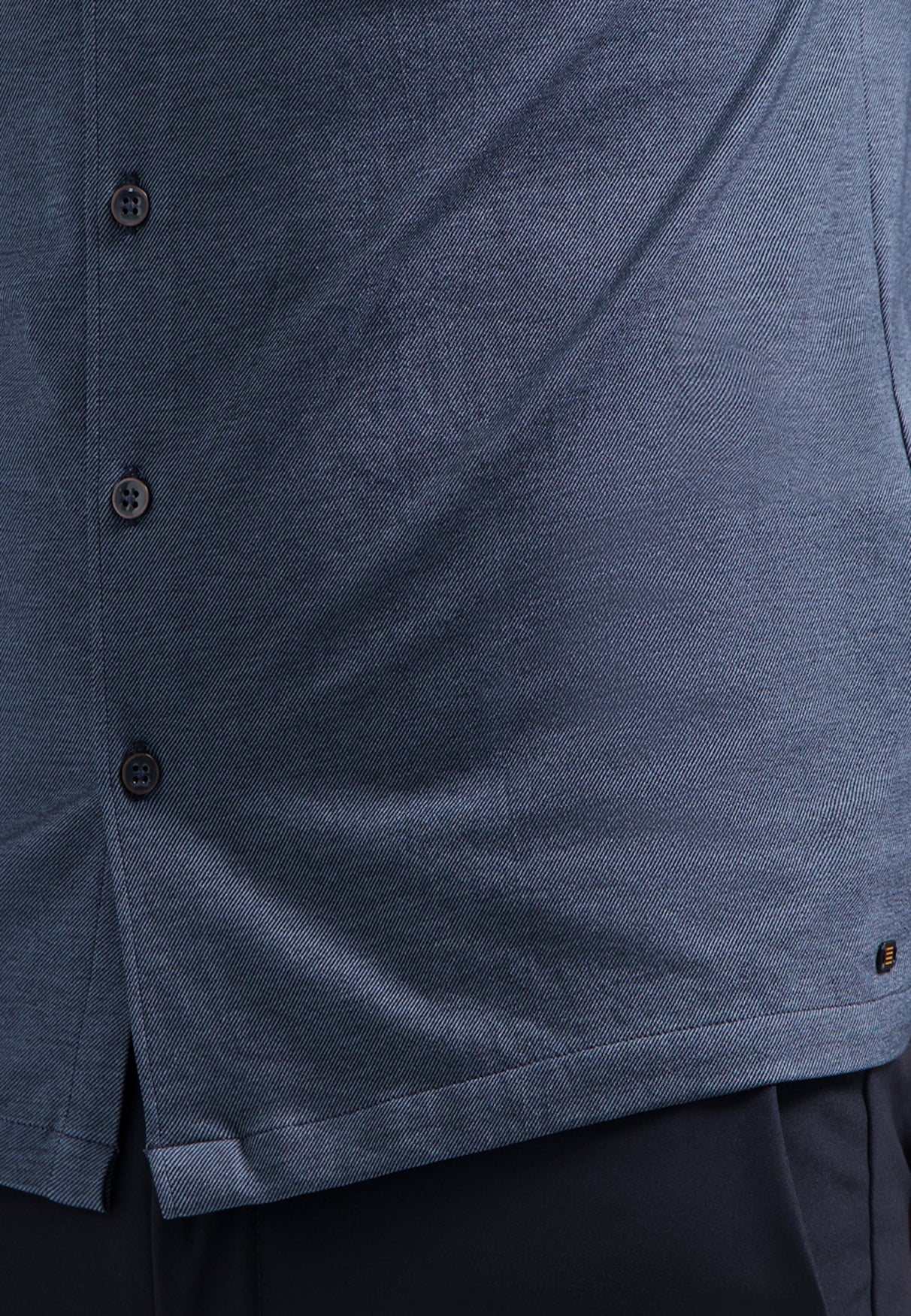 Shirt van Melange Jersey | Washed Blue