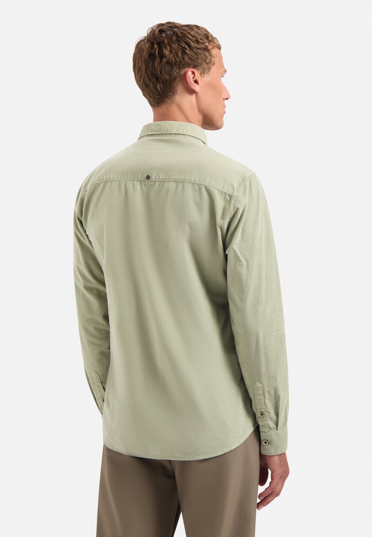 Corduroy overhemd | Light Moss