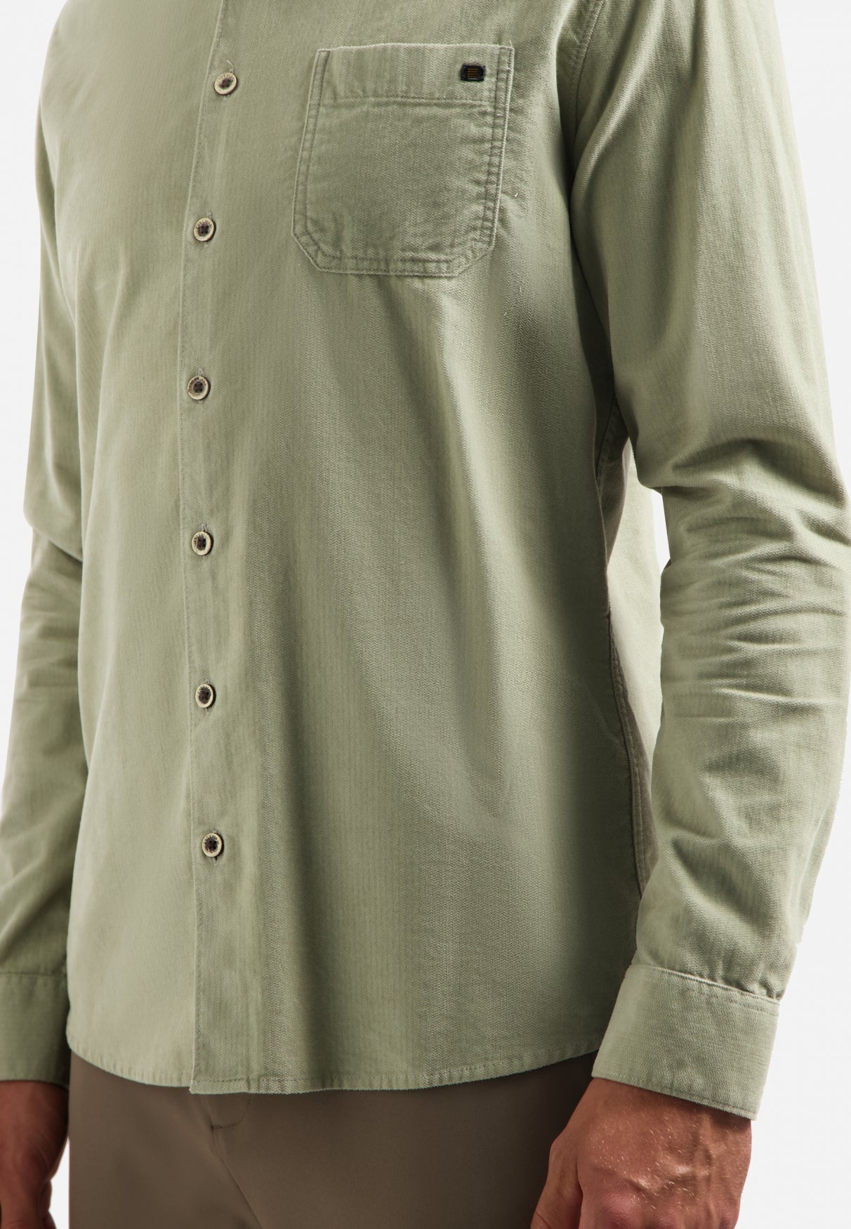 Corduroy overhemd | Light Moss