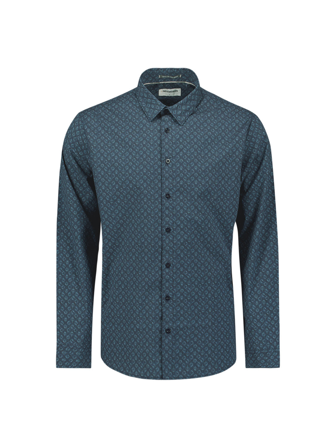 Bedrukt stretchshirt | Night