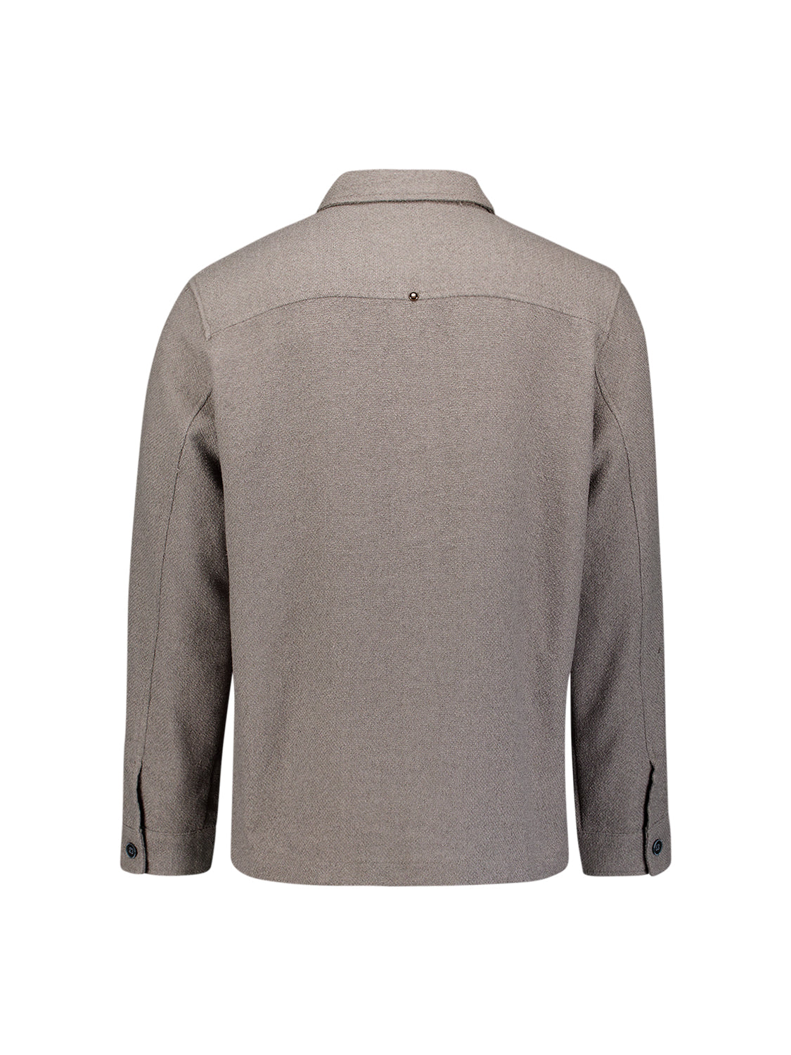 Overshirt met knoopsluiting | Grijs