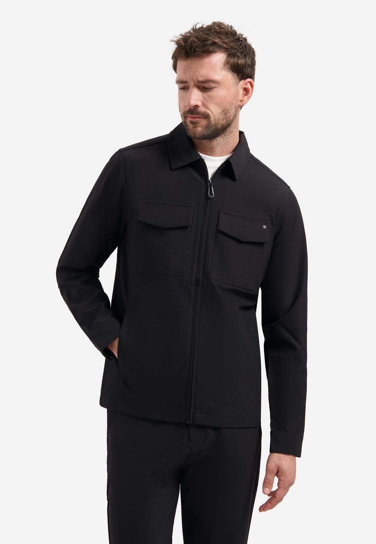 Sedoc travel overshirt | Zwart