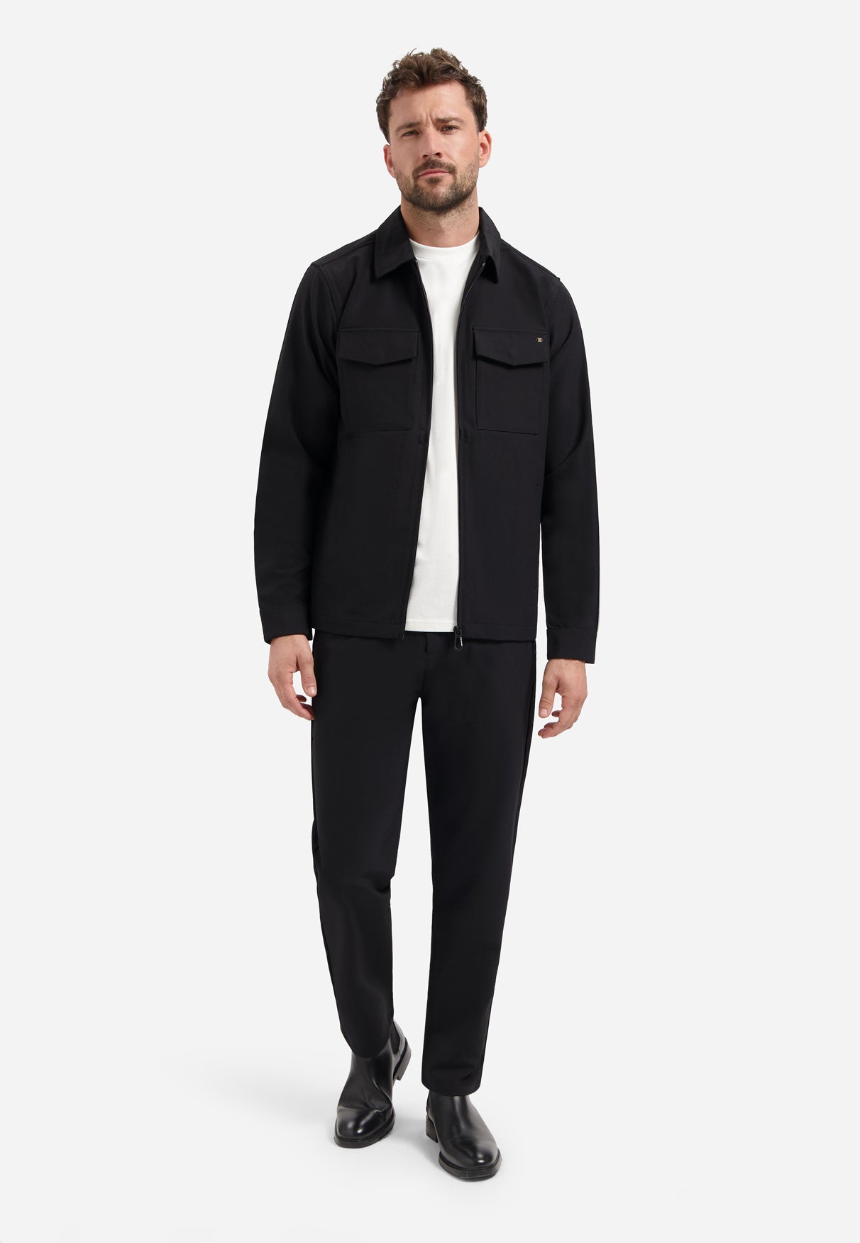 Sedoc travel overshirt | Zwart