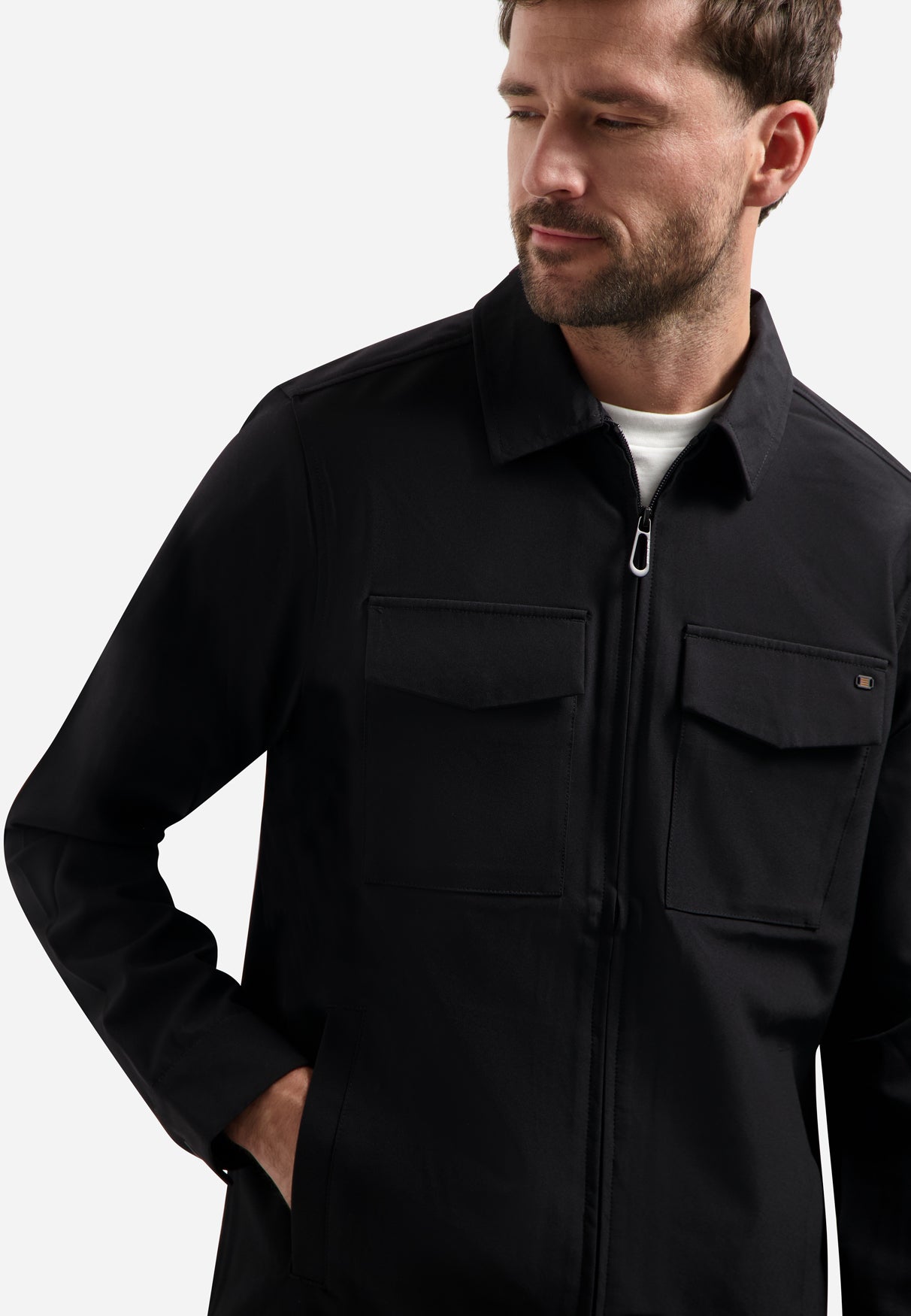 Sedoc travel overshirt | Zwart
