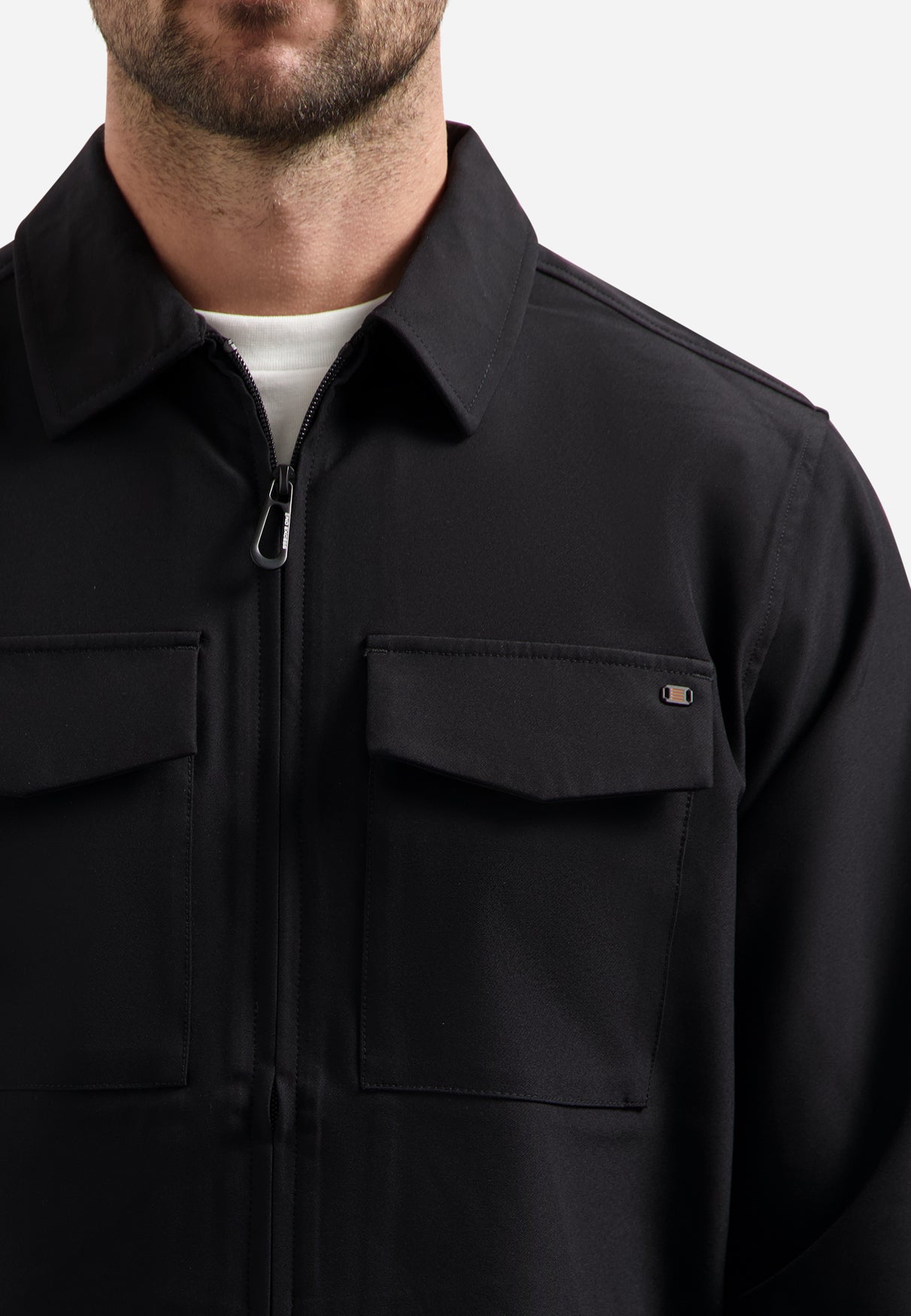 Sedoc travel overshirt | Zwart