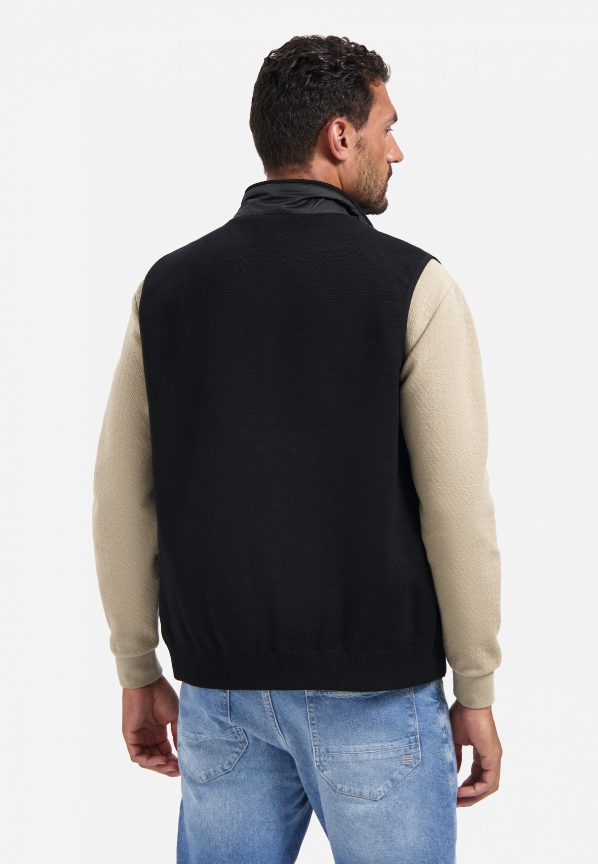 Gewatteerde bodywarmer | Zwart